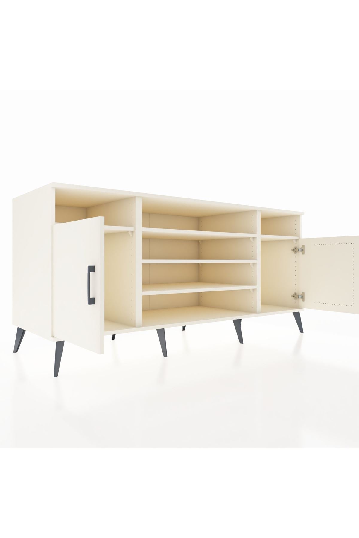 Kronos Konsol 5 Raflı 2 Kapaklı 176x59x83 - S610M040V04C