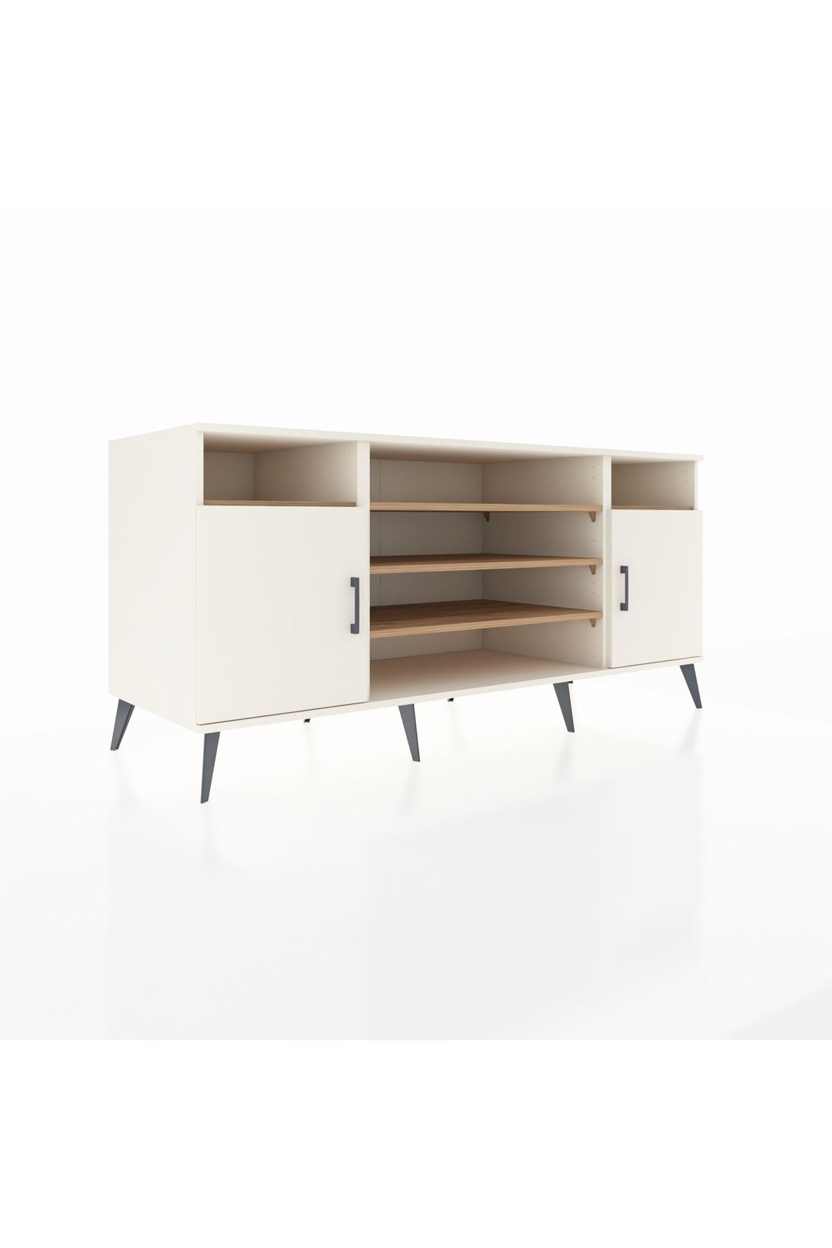 Kronos Konsol 5 Raflı 2 Kapaklı 176x59x83 - S610M040V06C