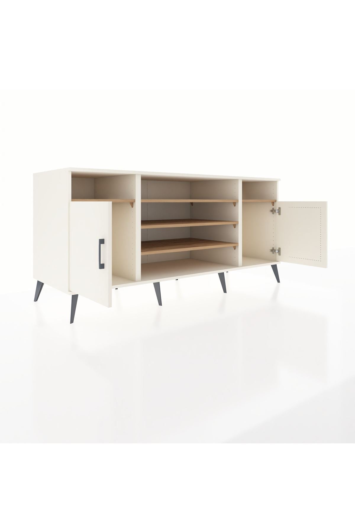 Kronos Konsol 5 Raflı 2 Kapaklı 176x59x83 - S610M040V06C