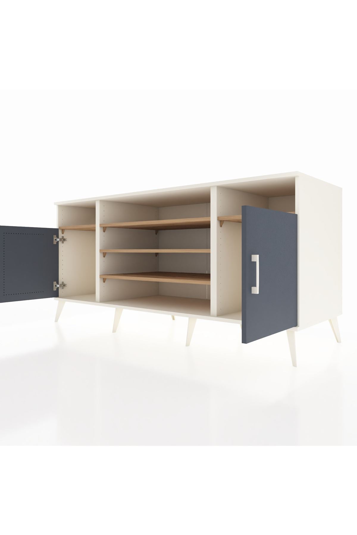 Kronos Konsol 5 Raflı 2 Kapaklı 176x59x83 - S610M040V09C