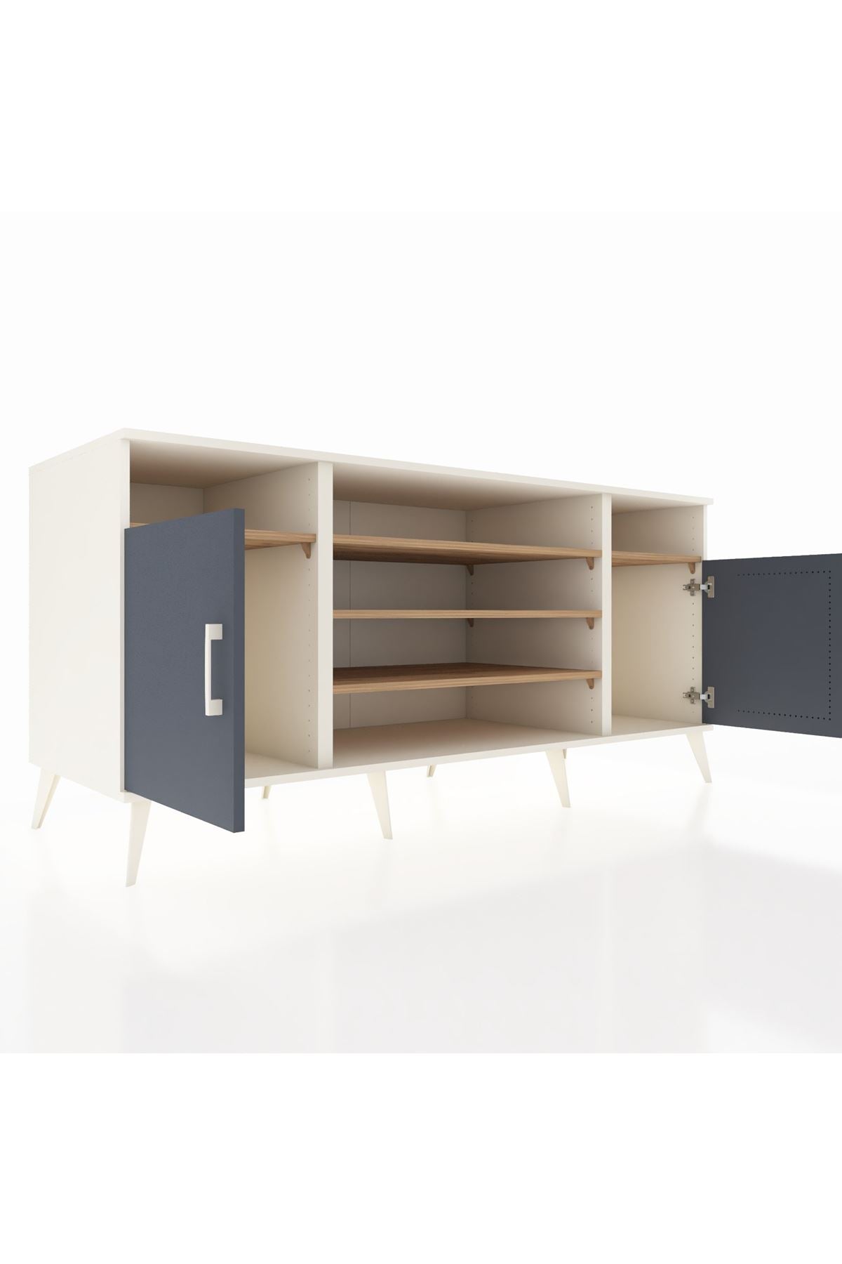 Kronos Konsol 5 Raflı 2 Kapaklı 176x59x83 - S610M040V09C