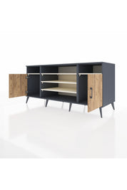 Kronos Konsol 5 Raflı 2 Kapaklı 176x59x83 - S610M040V10C