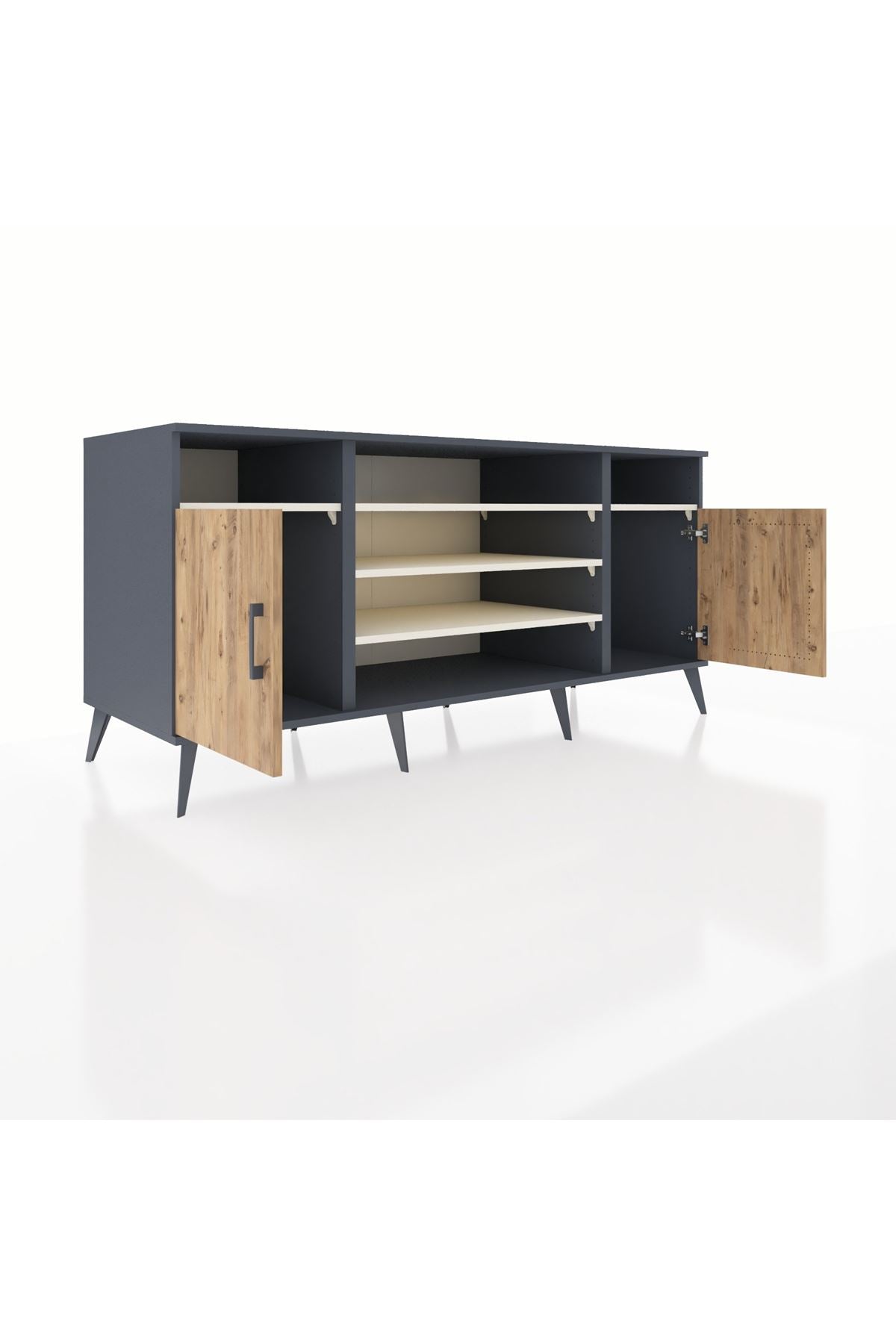 Kronos Konsol 5 Raflı 2 Kapaklı 176x59x83 - S610M040V10C