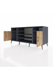 Kronos Konsol 5 Raflı 2 Kapaklı 176x59x83 - S610M040V11C