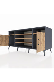 Kronos Konsol 5 Raflı 2 Kapaklı 176x59x83 - S610M040V12C