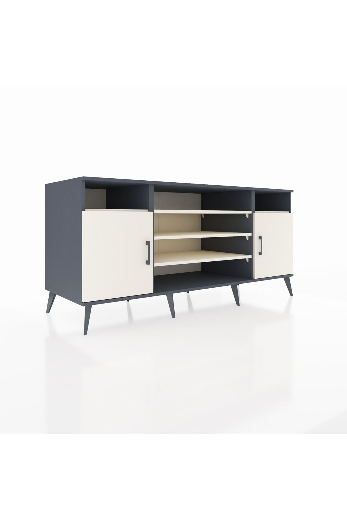 Kronos Konsol 5 Raflı 2 Kapaklı 176x59x83 - S610M040V13C