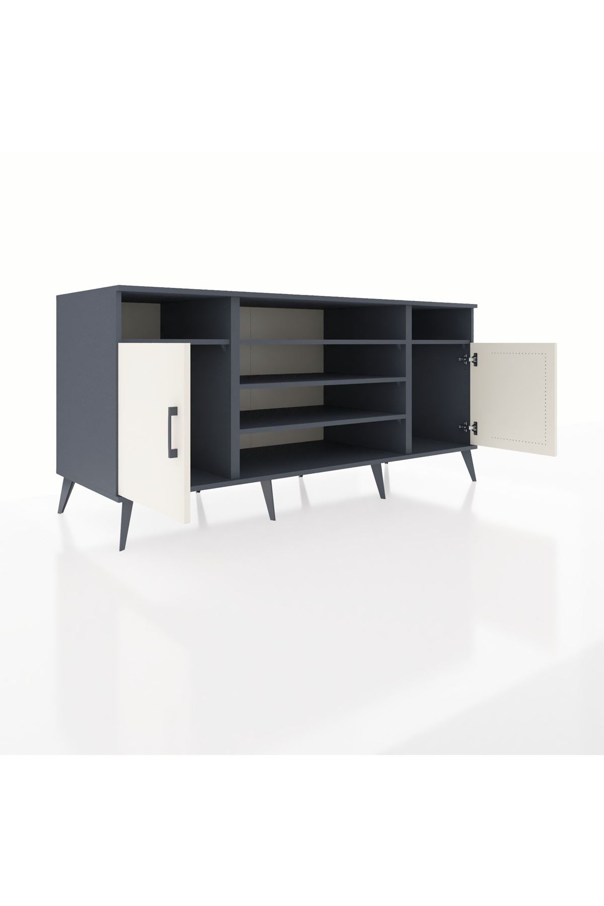 Kronos Konsol 5 Raflı 2 Kapaklı 176x59x83 - S610M040V14C