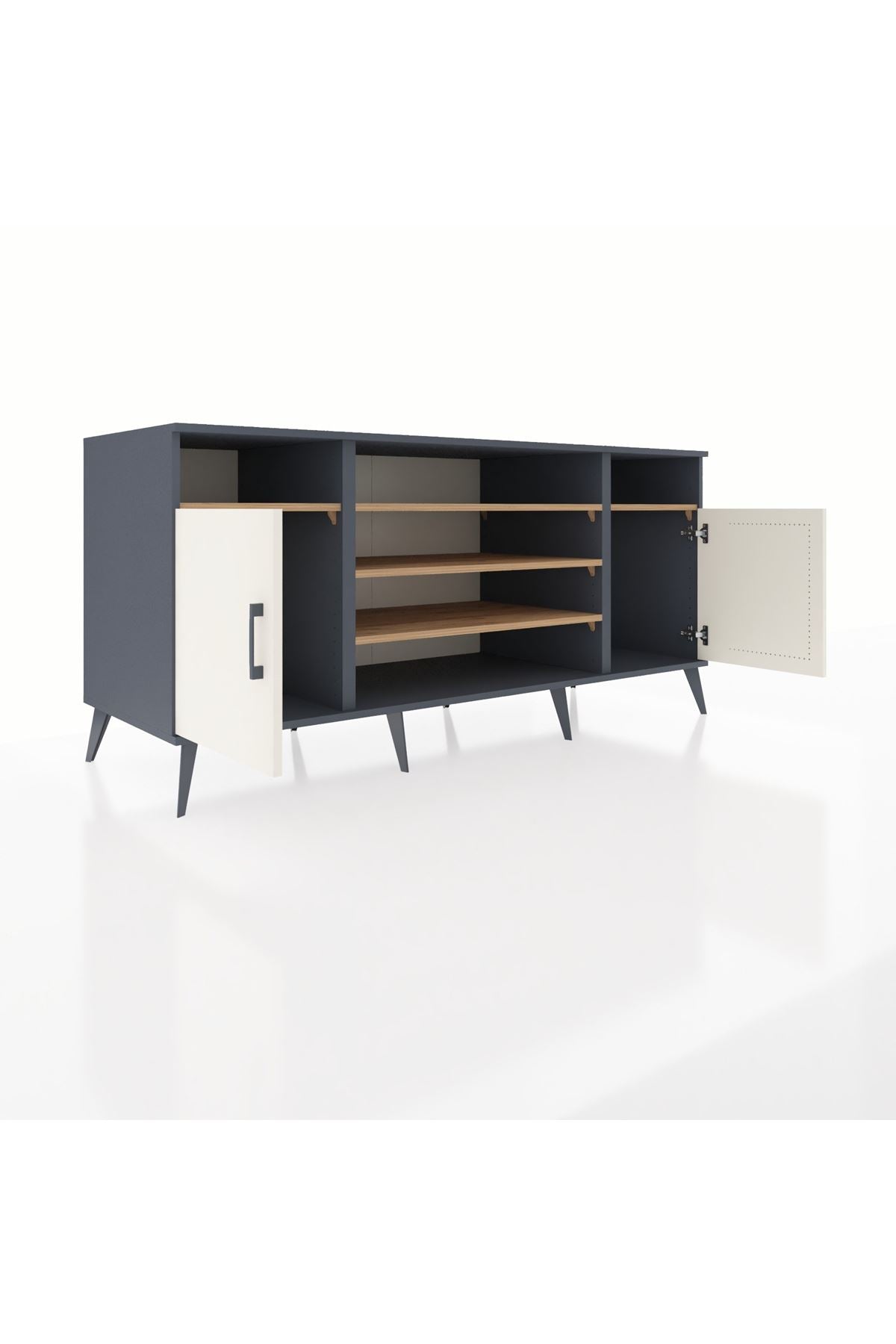 Kronos Konsol 5 Raflı 2 Kapaklı 176x59x83 - S610M040V15C
