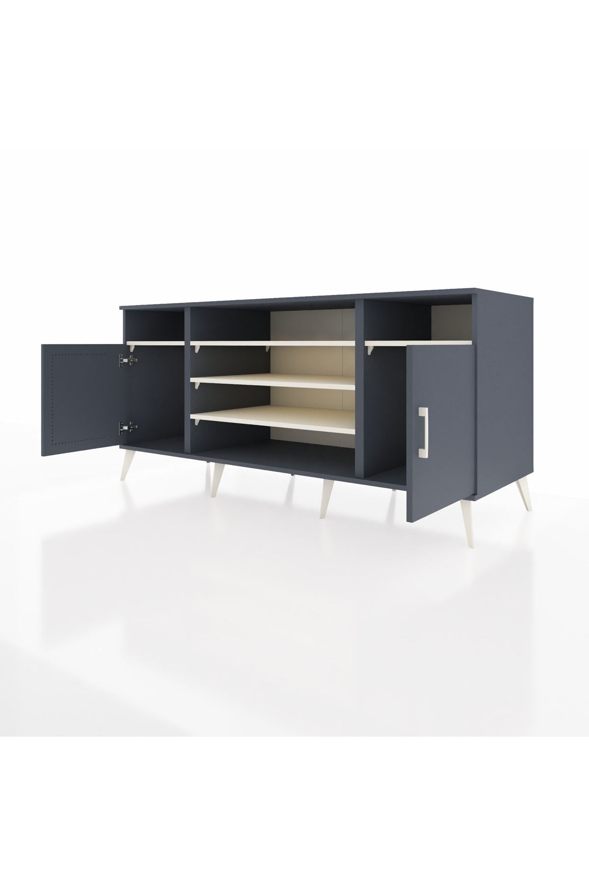 Kronos Konsol 5 Raflı 2 Kapaklı 176x59x83 - S610M040V16C