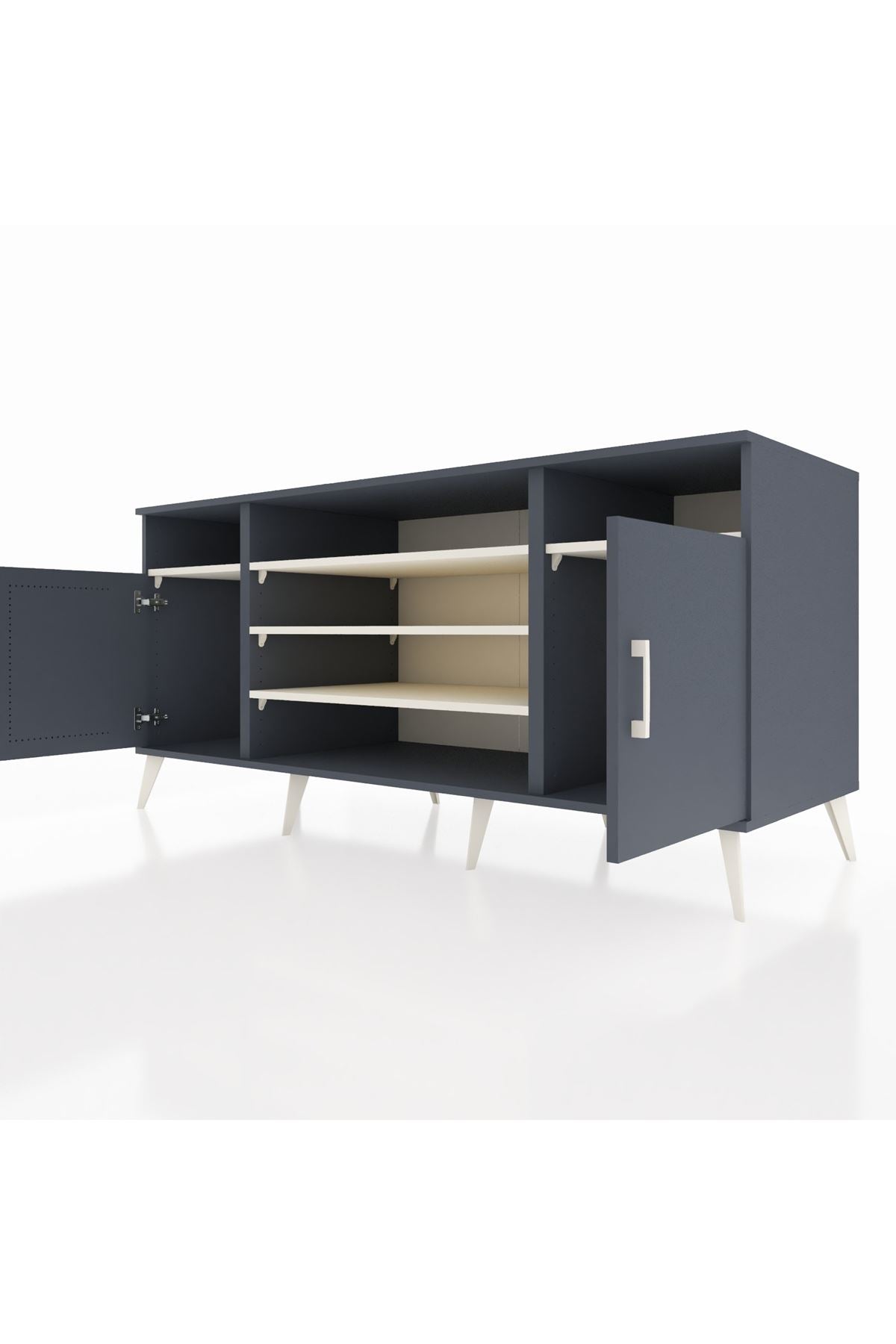 Kronos Konsol 5 Raflı 2 Kapaklı 176x59x83 - S610M040V16C