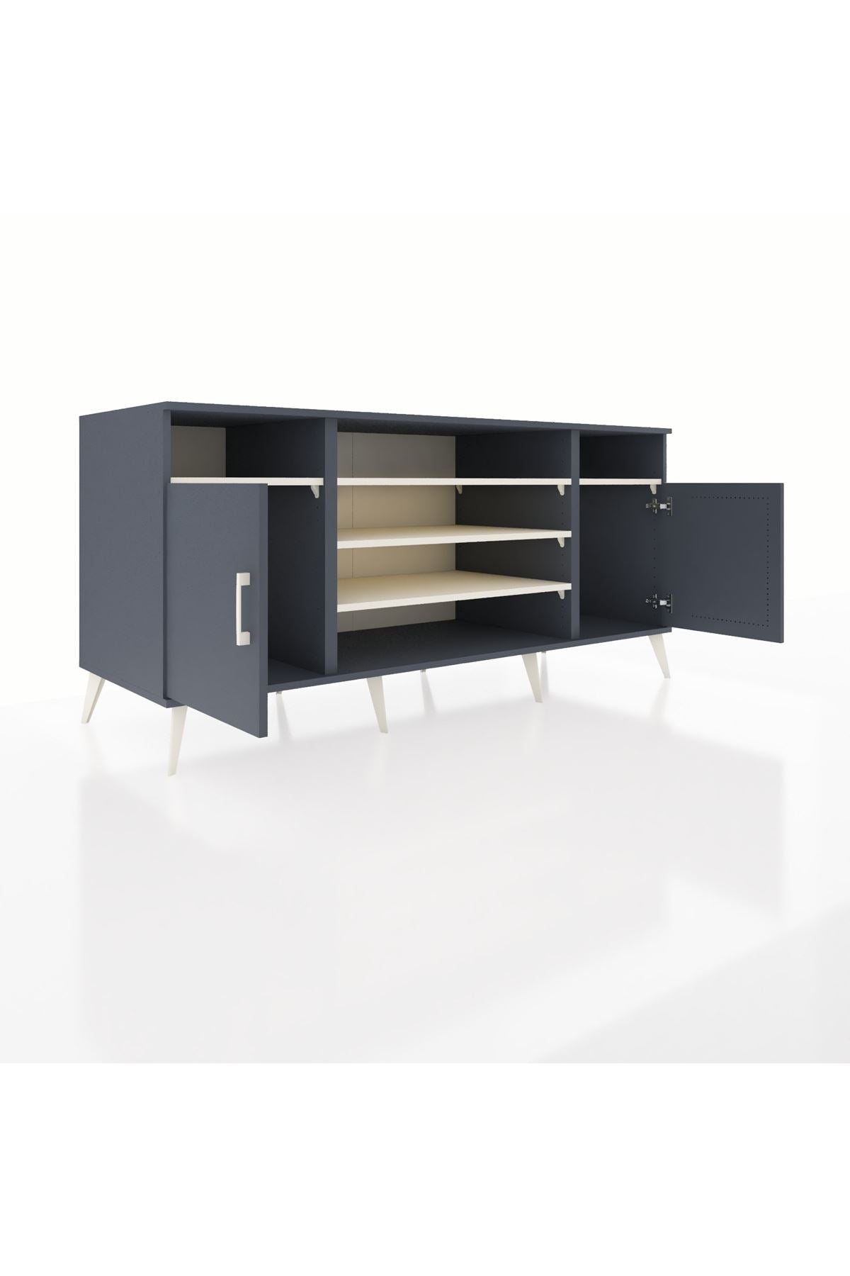 Kronos Konsol 5 Raflı 2 Kapaklı 176x59x83 - S610M040V16C