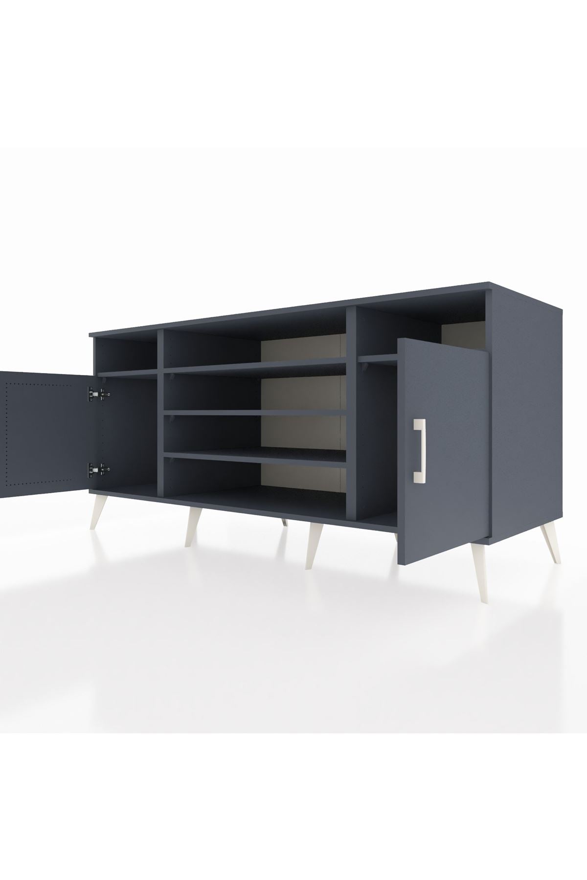 Kronos Konsol 5 Raflı 2 Kapaklı 176x59x83 - S610M040V17C