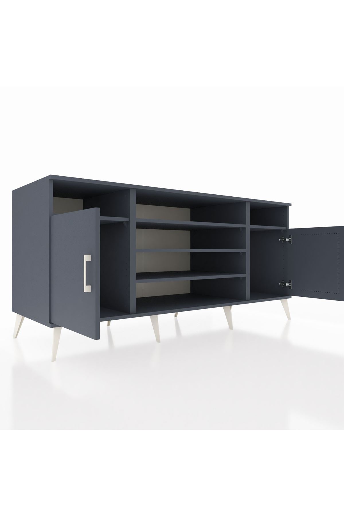 Kronos Konsol 5 Raflı 2 Kapaklı 176x59x83 - S610M040V17C