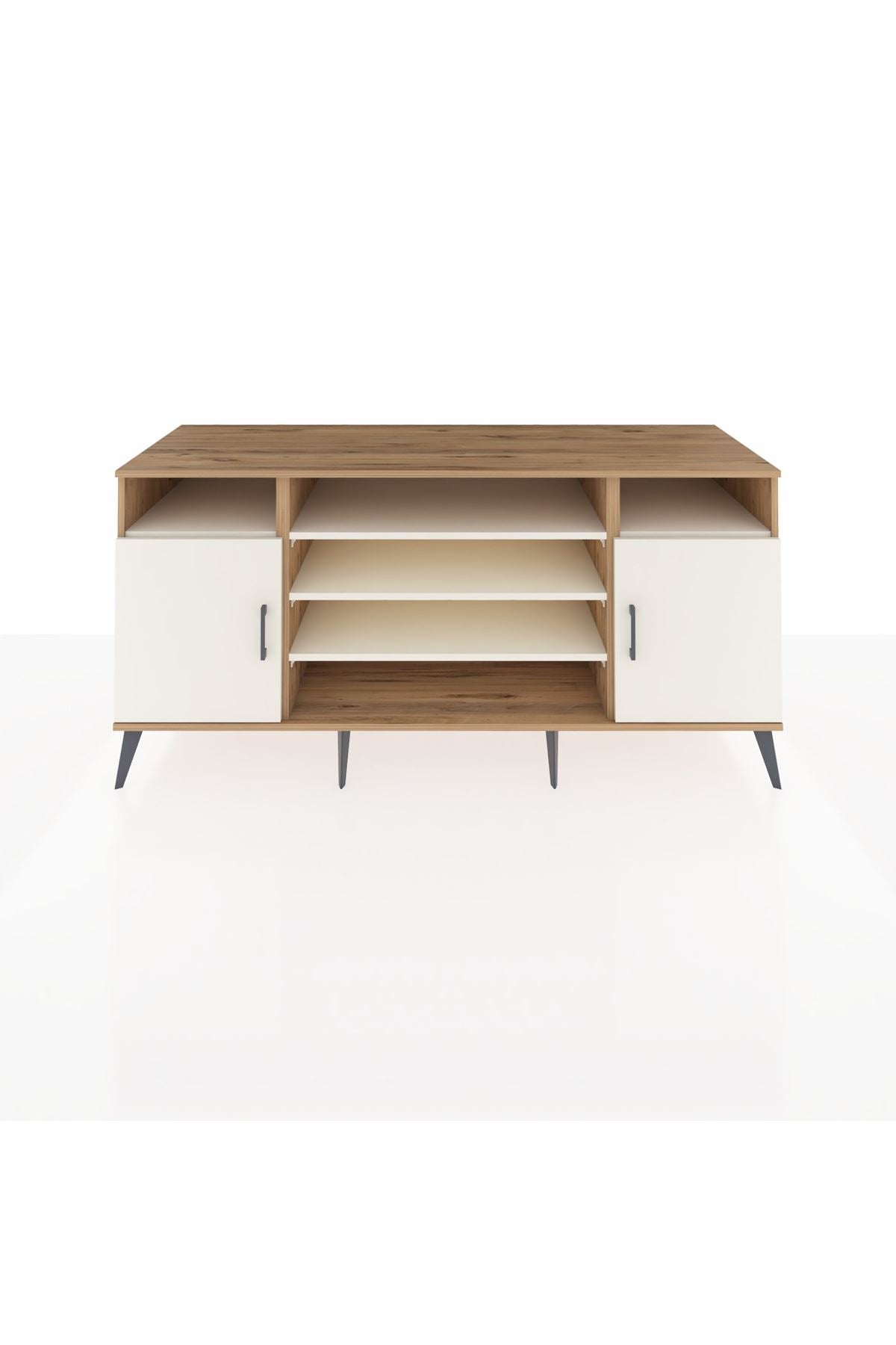 Kronos Konsol 5 Raflı 2 Kapaklı 176x59x83 - S610M040V22C