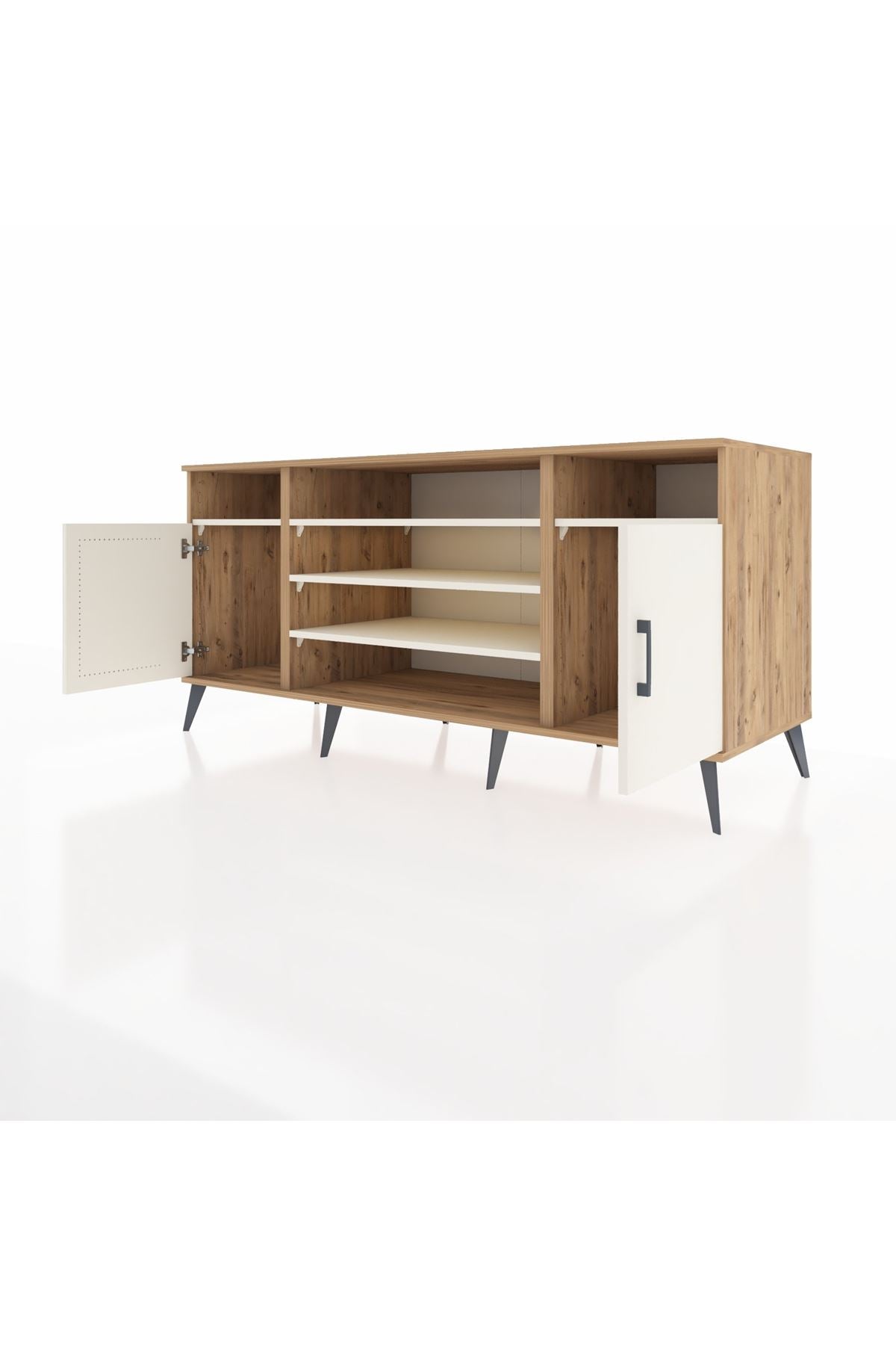 Kronos Konsol 5 Raflı 2 Kapaklı 176x59x83 - S610M040V22C