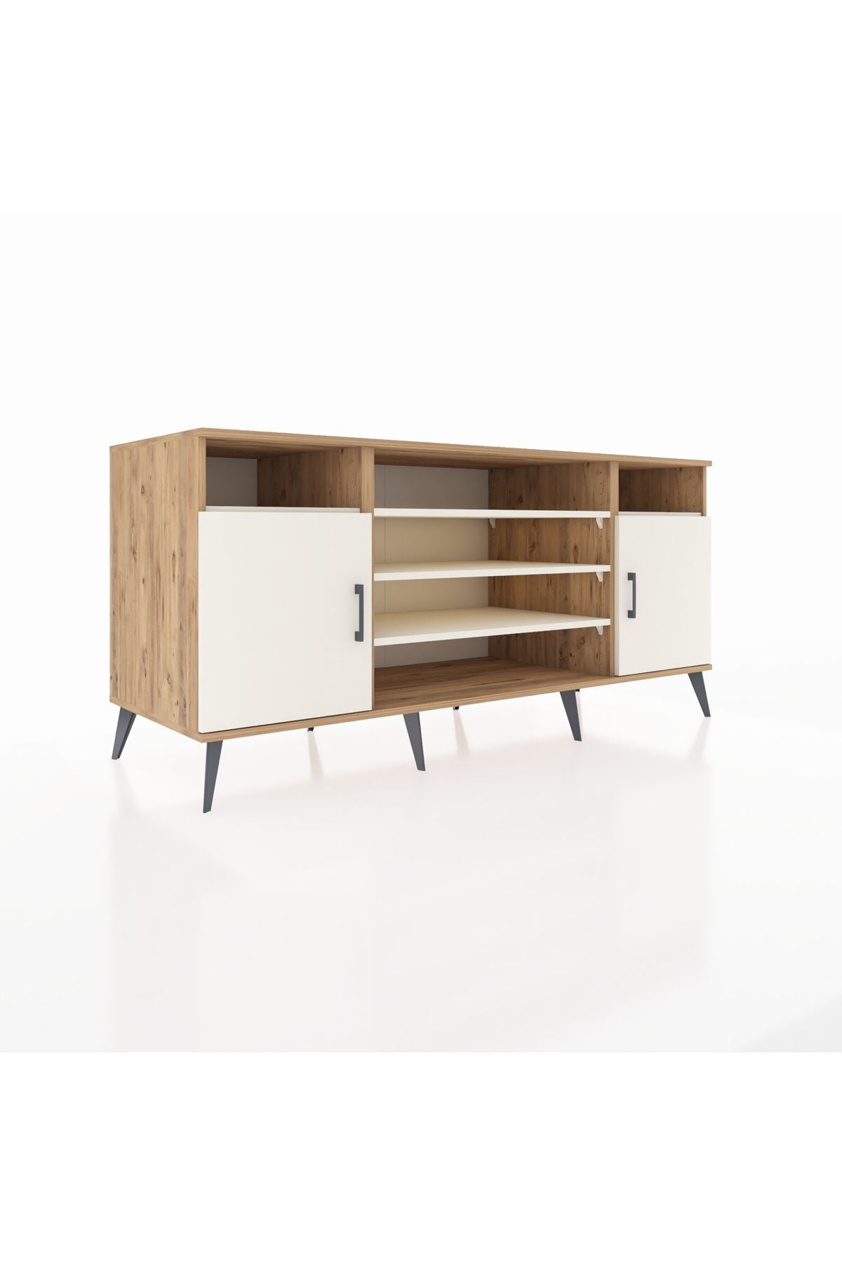 Kronos Konsol 5 Raflı 2 Kapaklı 176x59x83 - S610M040V22C