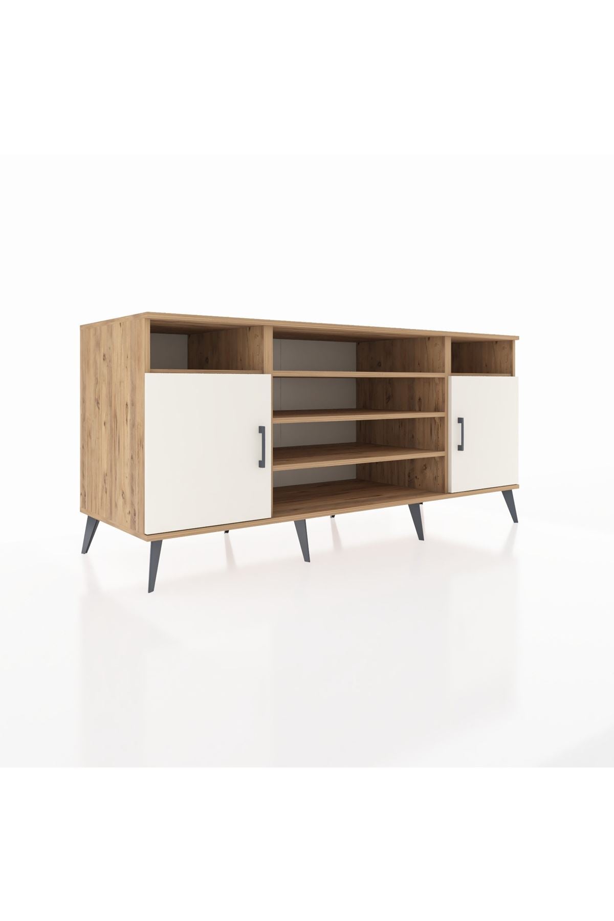 Kronos Konsol 5 Raflı 2 Kapaklı 176x59x83 - S610M040V24C