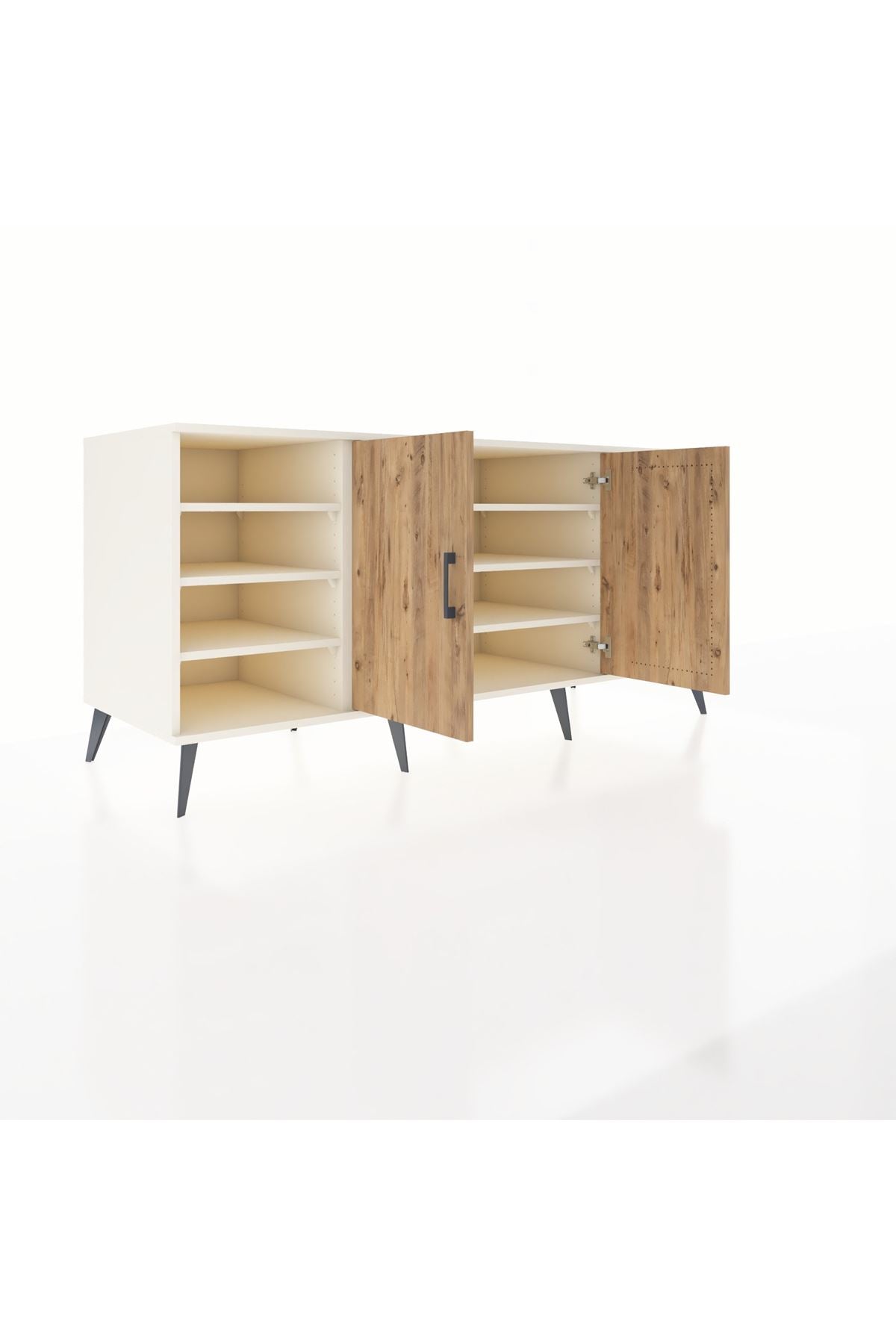 Kronos Konsol 9 Raflı 2 Kapaklı 176x59x83 - S610M041V01C