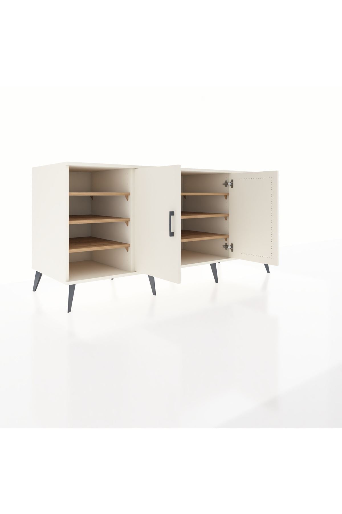 Kronos Konsol 9 Raflı 2 Kapaklı 176x59x83 - S610M041V06C