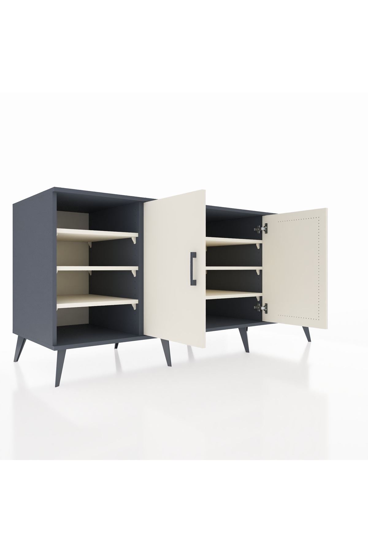 Kronos Konsol 9 Raflı 2 Kapaklı 176x59x83 - S610M041V13C