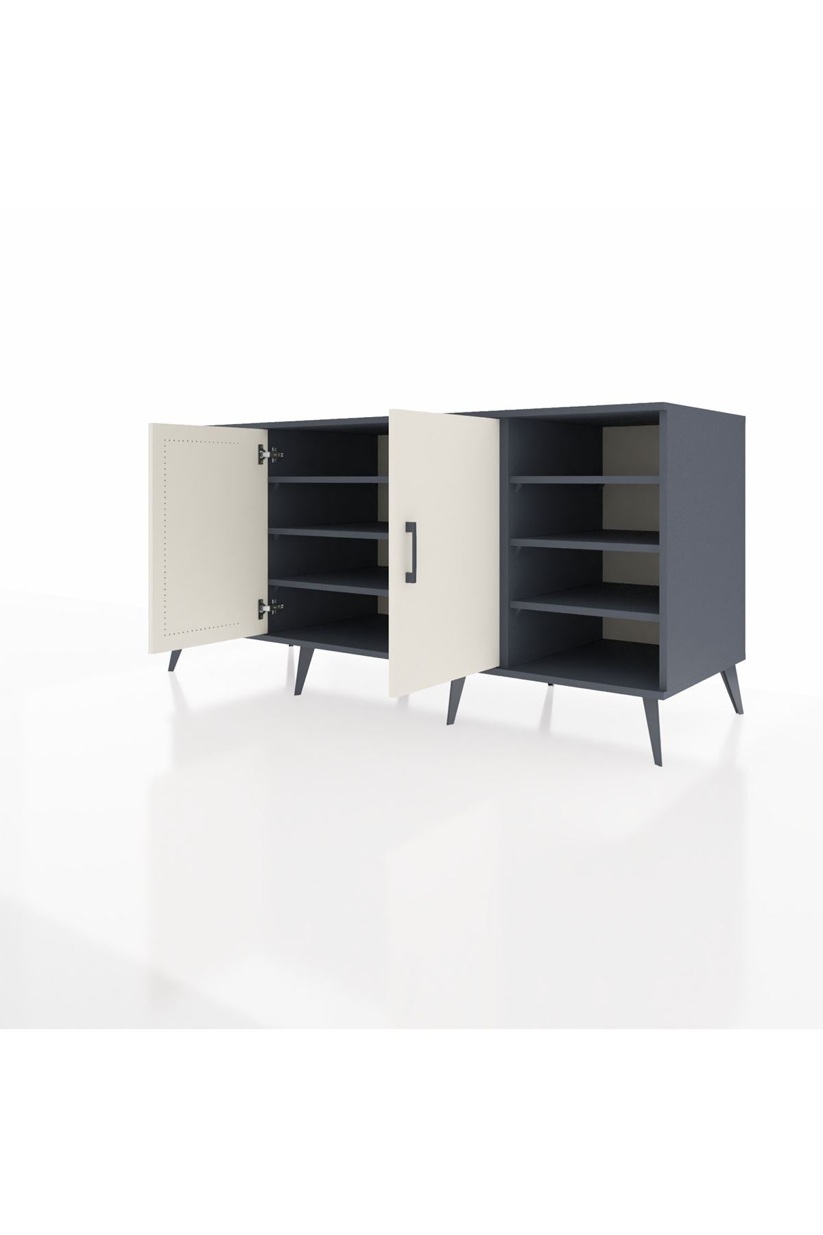 Kronos Konsol 9 Raflı 2 Kapaklı 176x59x83 - S610M041V14C