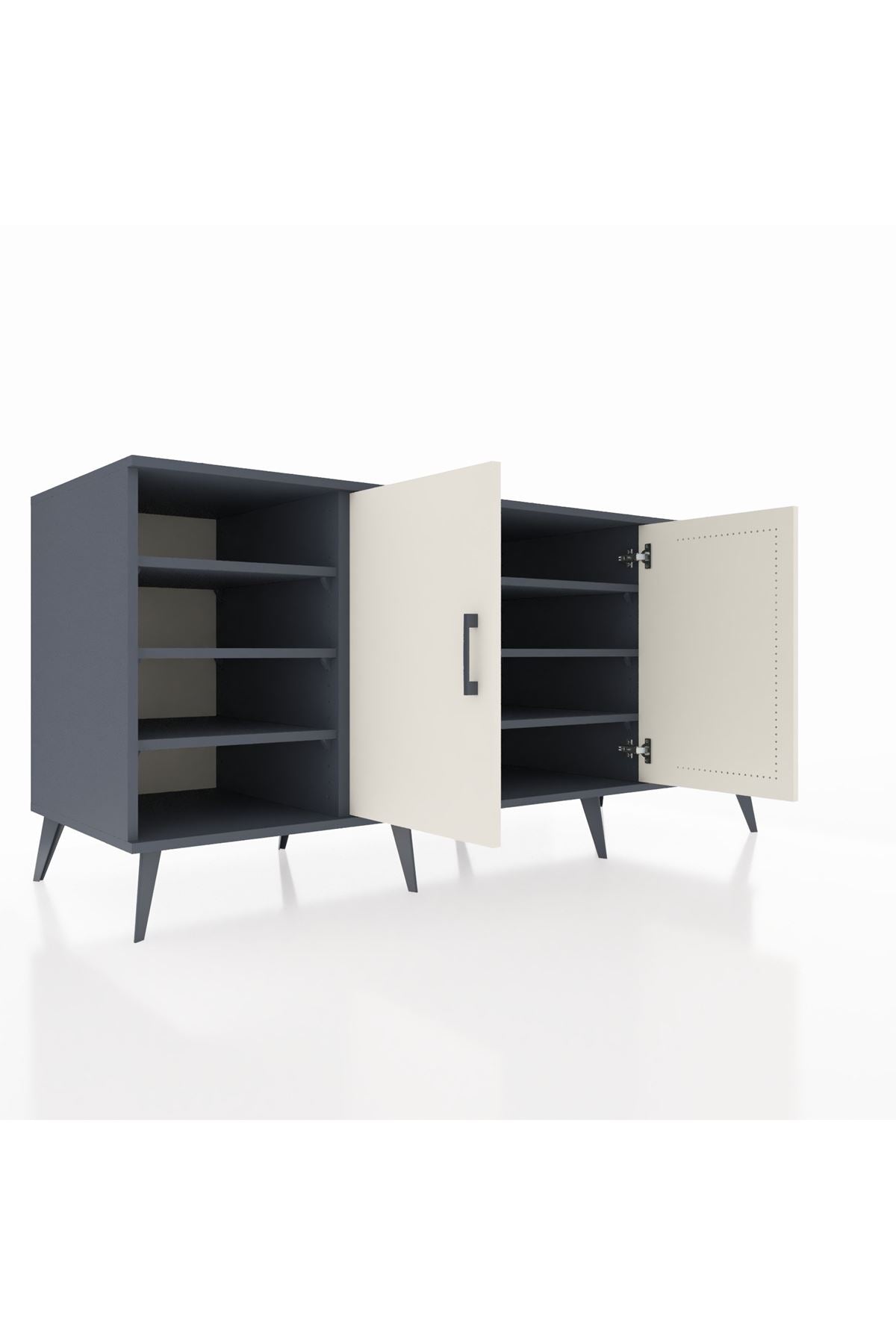 Kronos Konsol 9 Raflı 2 Kapaklı 176x59x83 - S610M041V14C