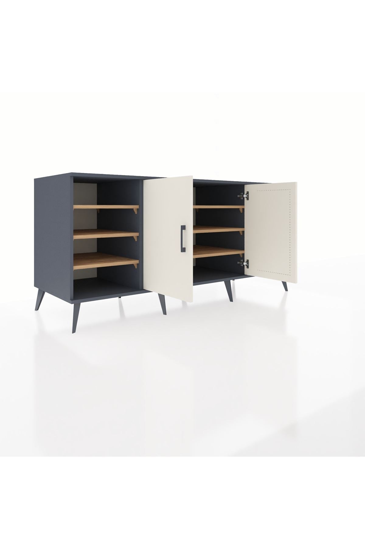 Kronos Konsol 9 Raflı 2 Kapaklı 176x59x83 - S610M041V15C