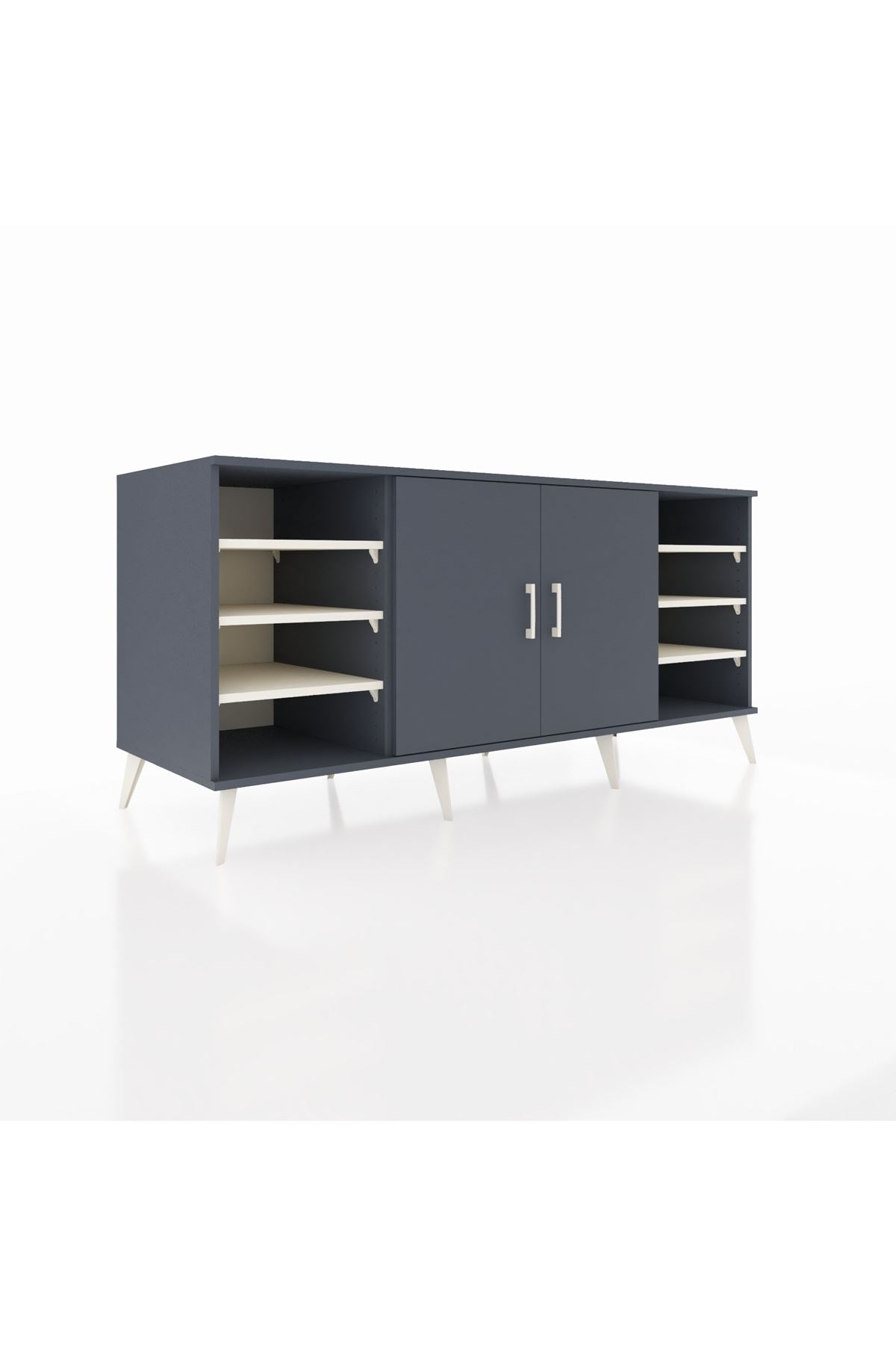 Kronos Konsol 9 Raflı 2 Kapaklı 176x59x83 - S610M041V16C