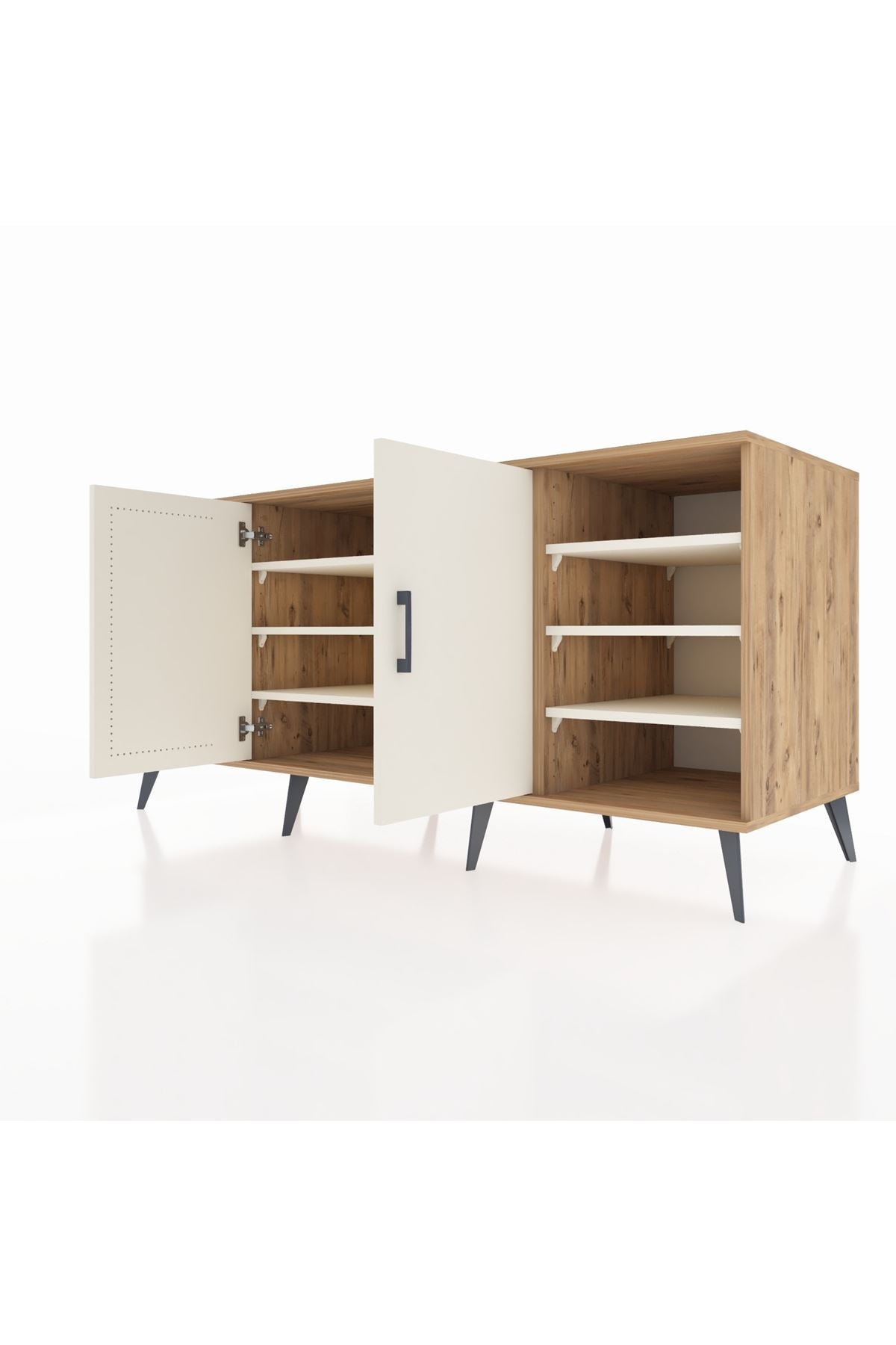 Kronos Konsol 9 Raflı 2 Kapaklı 176x59x83 - S610M041V22C
