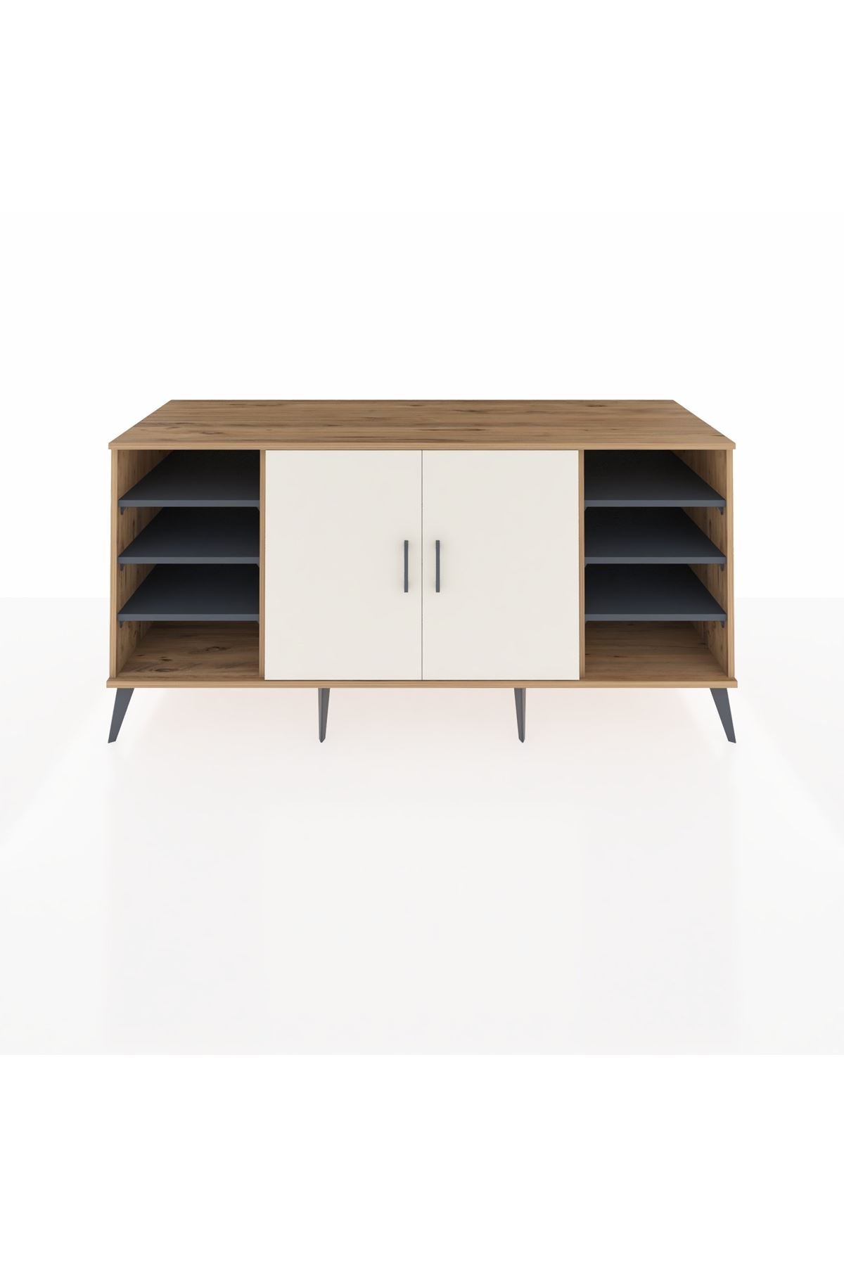 Kronos Konsol 9 Raflı 2 Kapaklı 176x59x83 - S610M041V23C