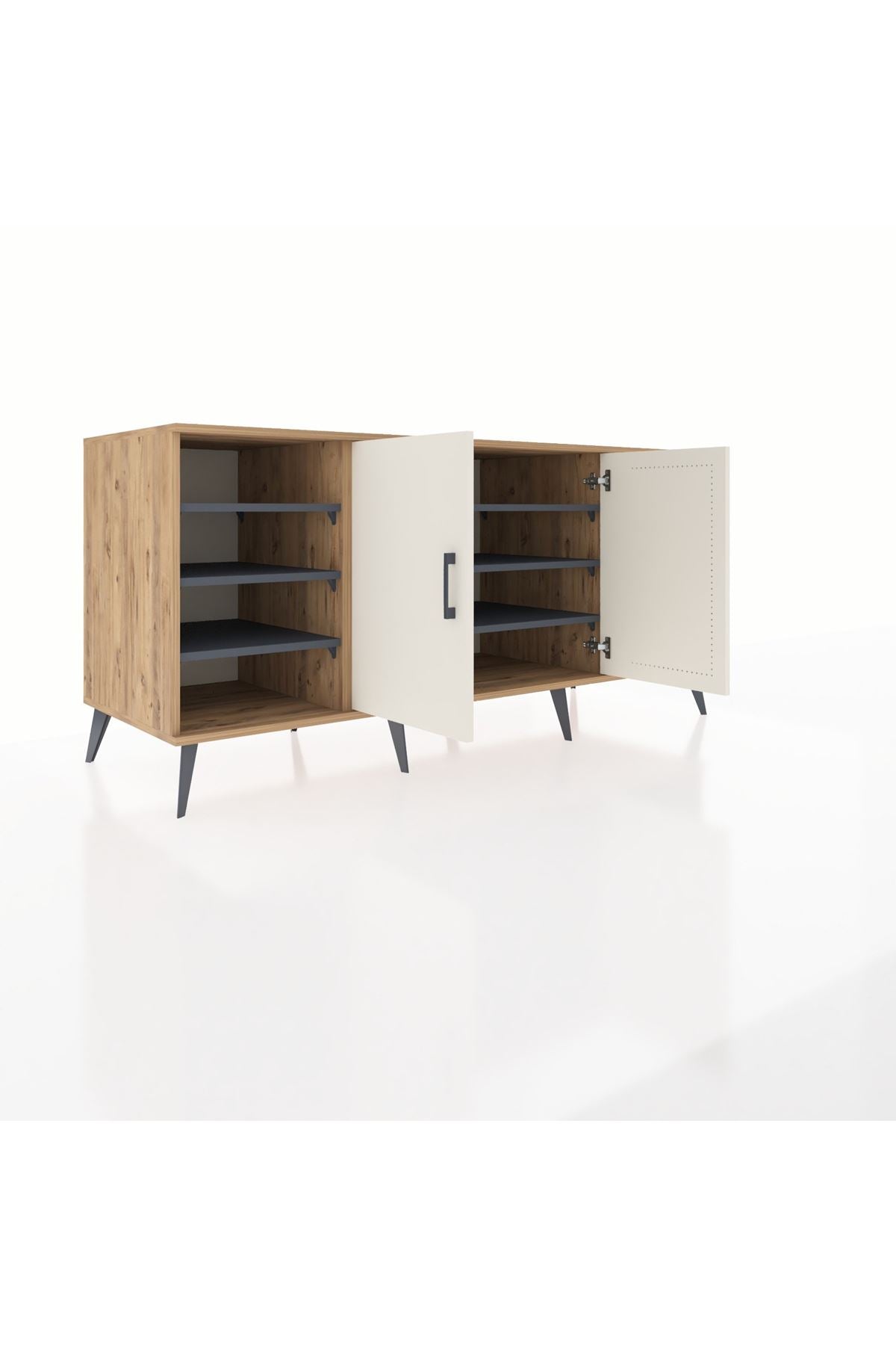 Kronos Konsol 9 Raflı 2 Kapaklı 176x59x83 - S610M041V23C