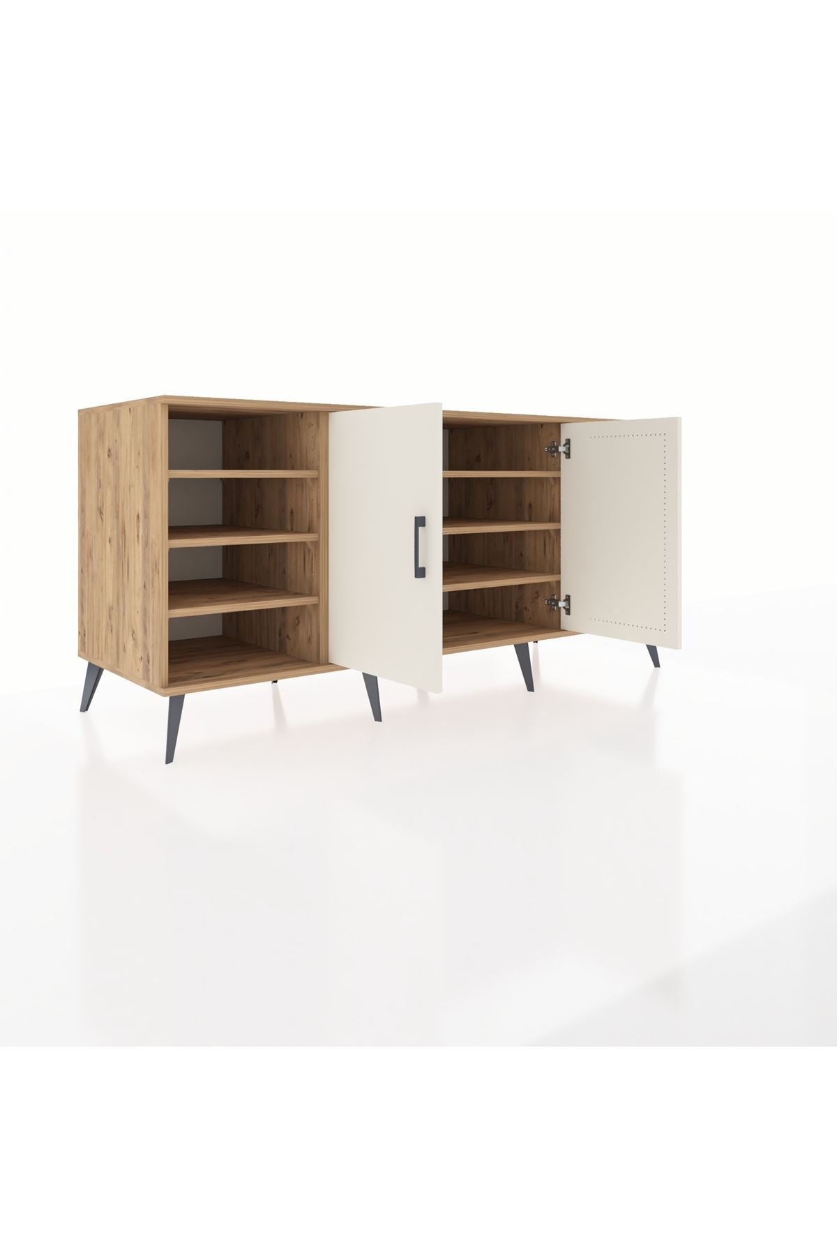 Kronos Konsol 9 Raflı 2 Kapaklı 176x59x83 - S610M041V24C