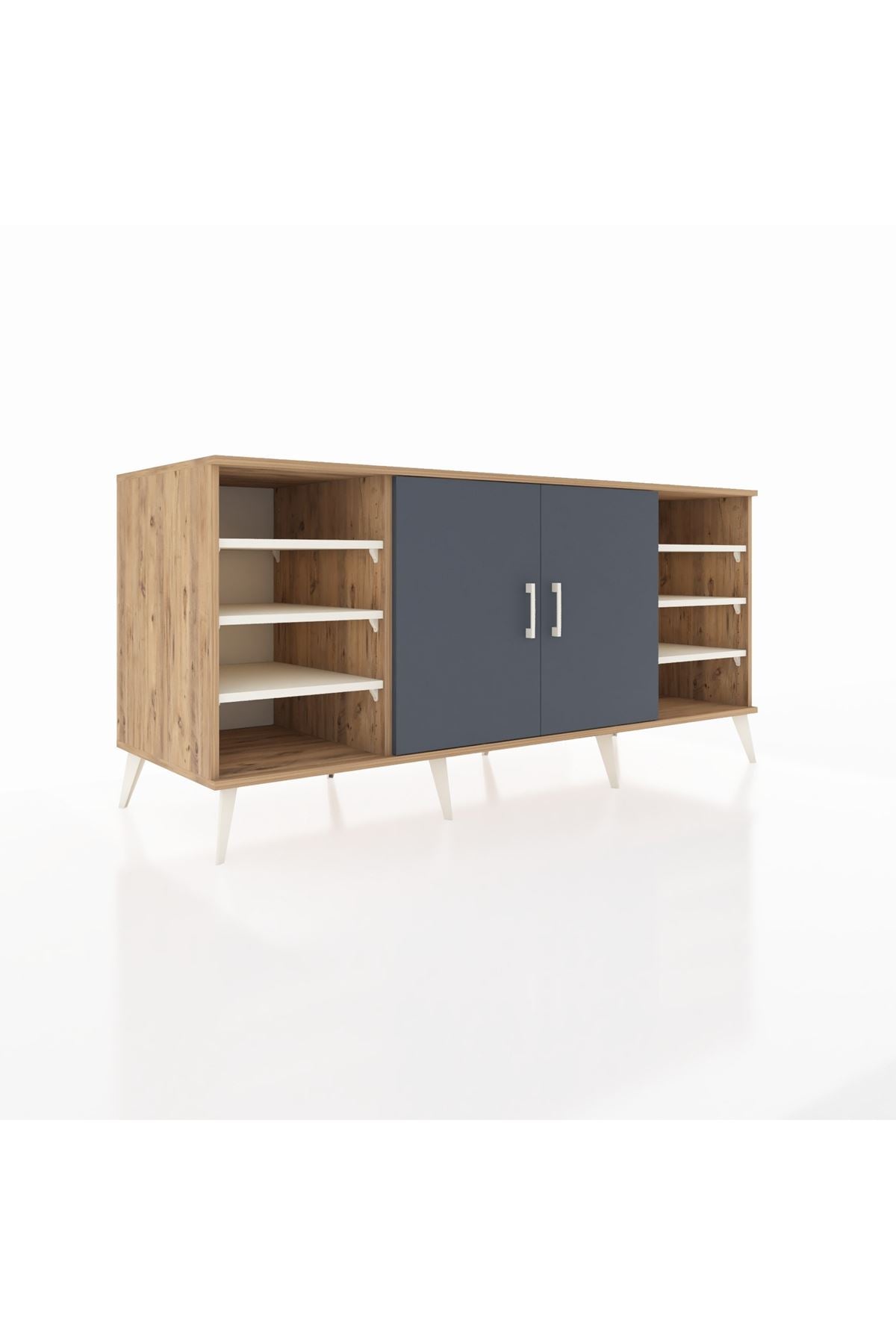 Kronos Konsol 9 Raflı 2 Kapaklı 176x59x83 - S610M041V25C