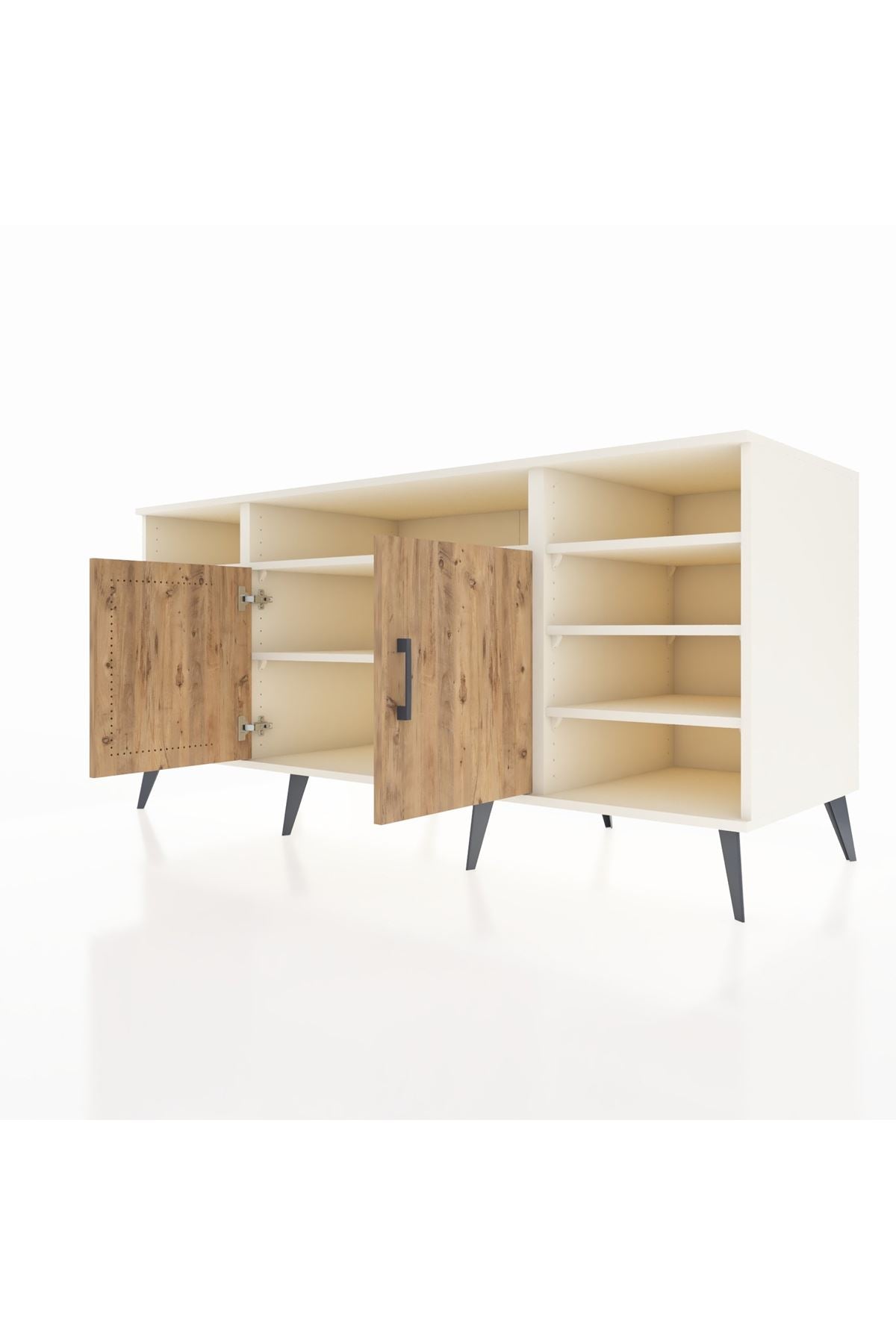 Kronos Konsol 8 Raflı 2 Kapaklı 176x59x83 - S610M042V01C