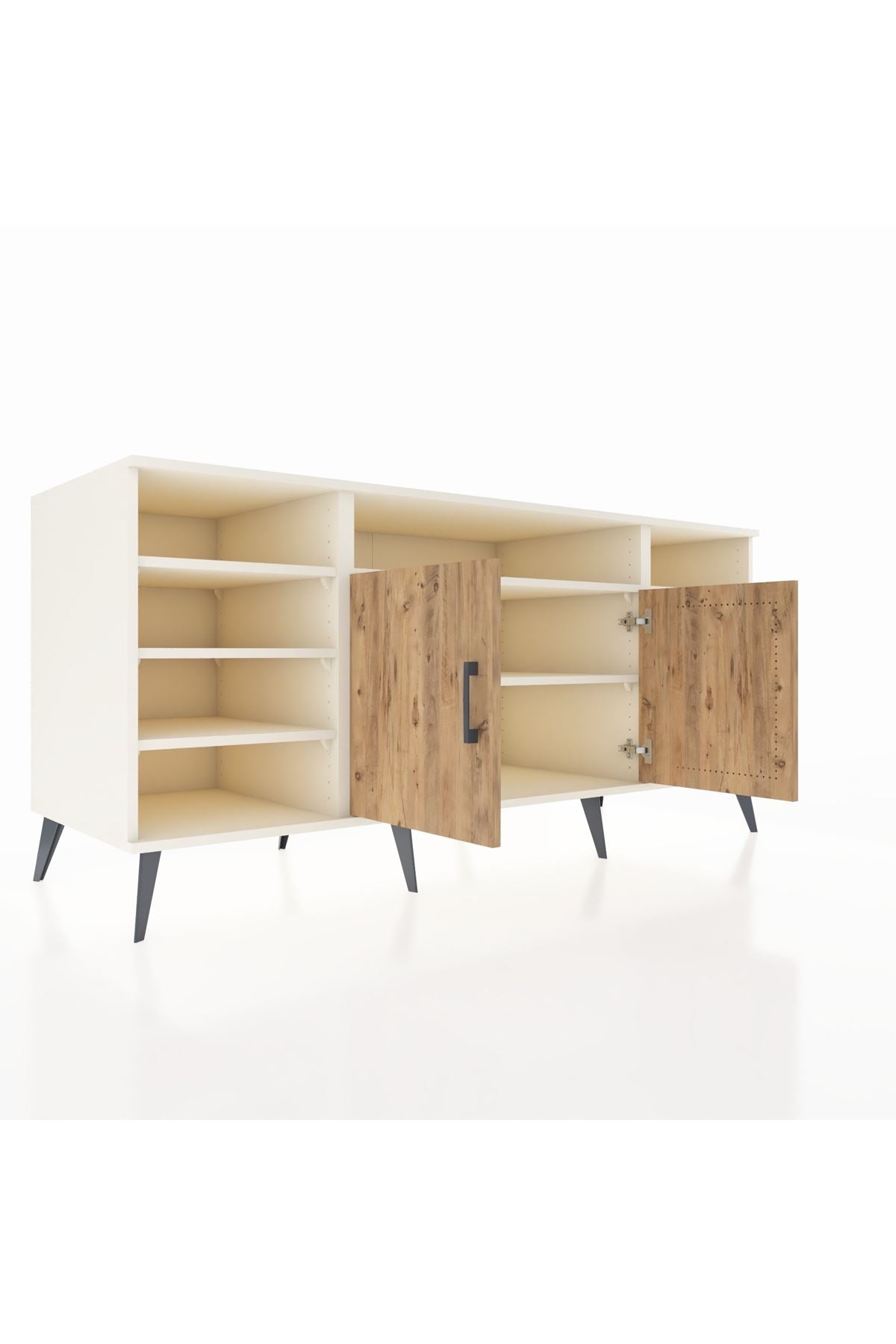 Kronos Konsol 8 Raflı 2 Kapaklı 176x59x83 - S610M042V01C