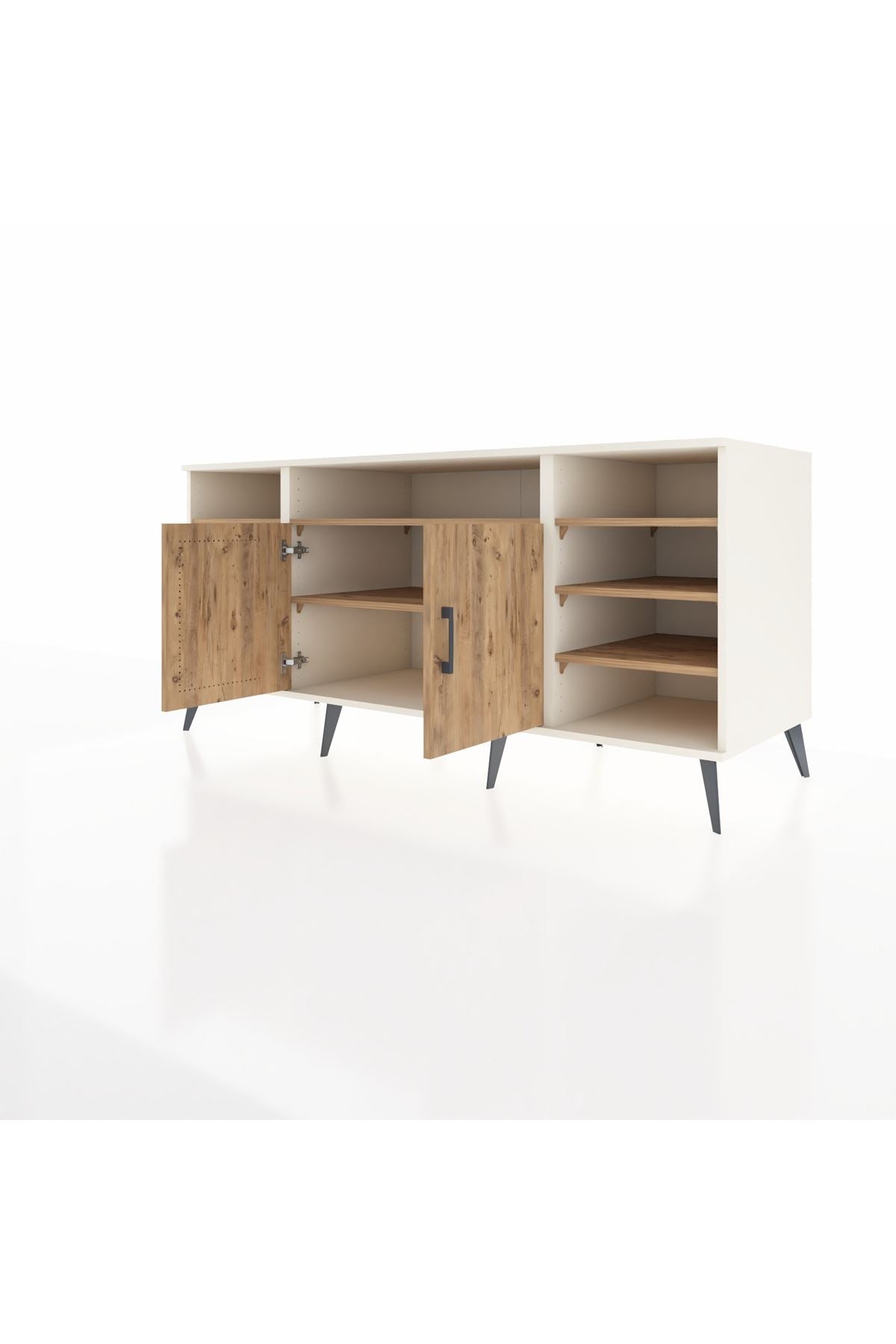 Kronos Konsol 8 Raflı 2 Kapaklı 176x59x83 - S610M042V03C