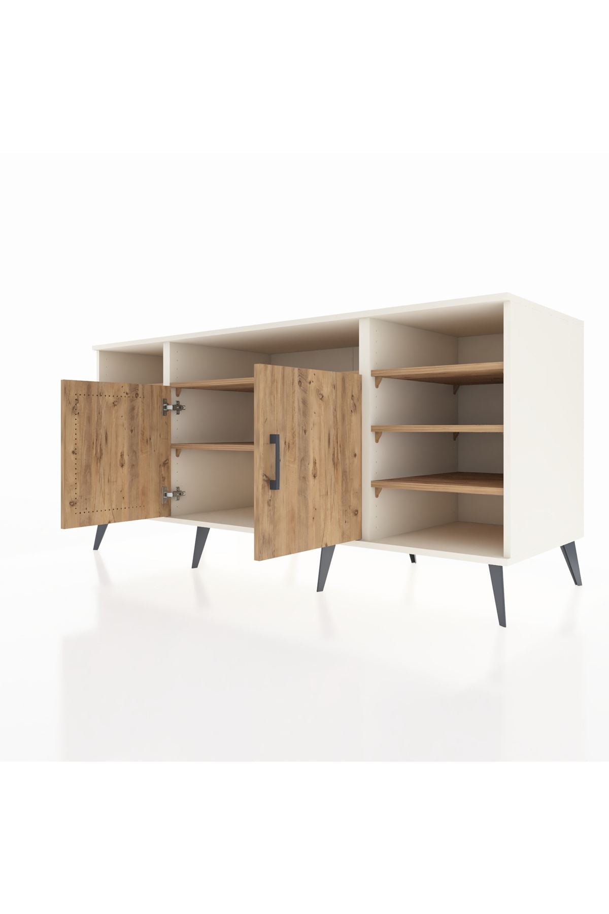 Kronos Konsol 8 Raflı 2 Kapaklı 176x59x83 - S610M042V03C