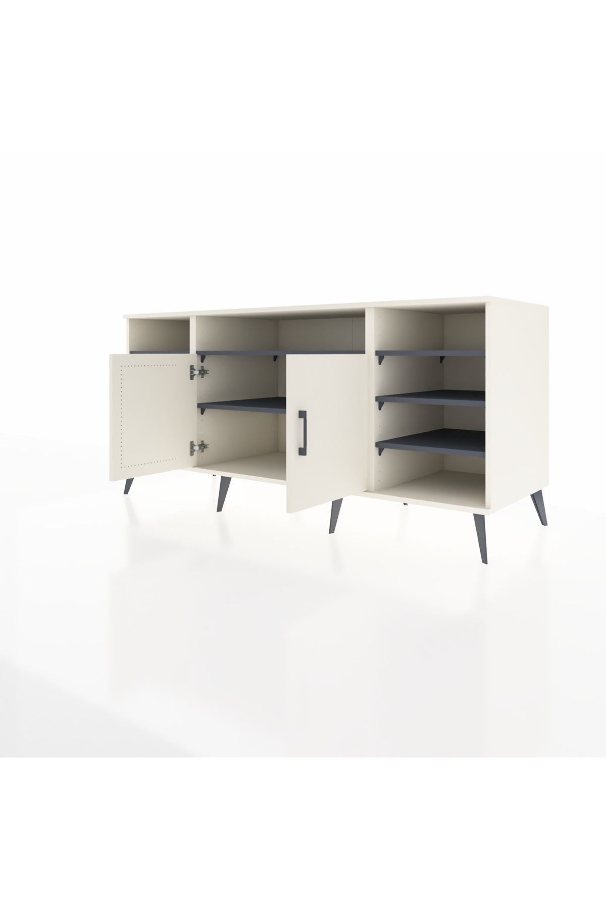 Kronos Konsol 8 Raflı 2 Kapaklı 176x59x83 - S610M042V05C