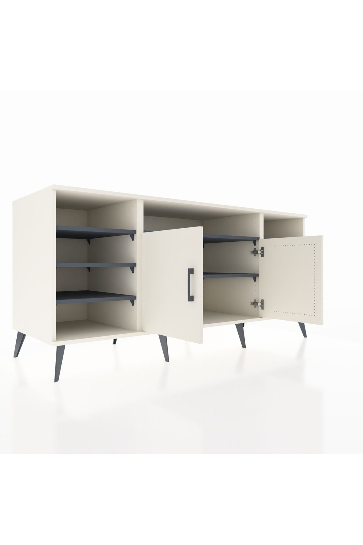 Kronos Konsol 8 Raflı 2 Kapaklı 176x59x83 - S610M042V05C