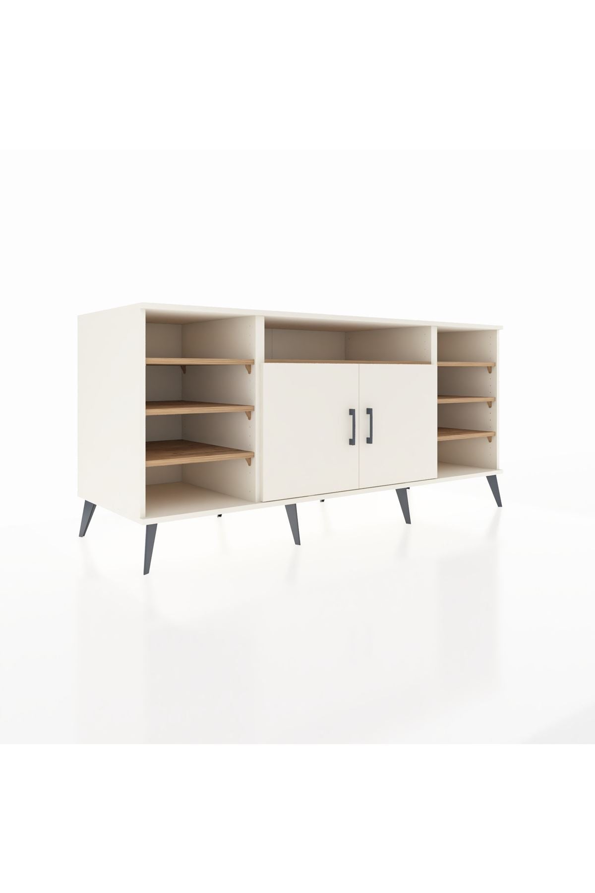 Kronos Konsol 8 Raflı 2 Kapaklı 176x59x83 - S610M042V06C