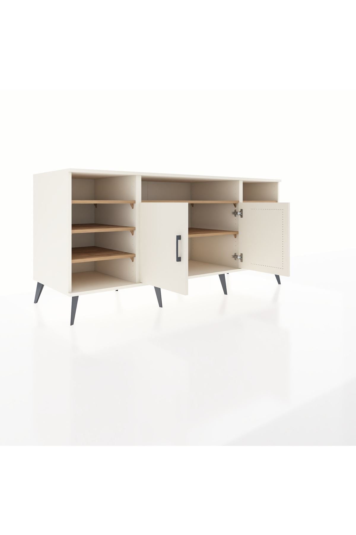 Kronos Konsol 8 Raflı 2 Kapaklı 176x59x83 - S610M042V06C