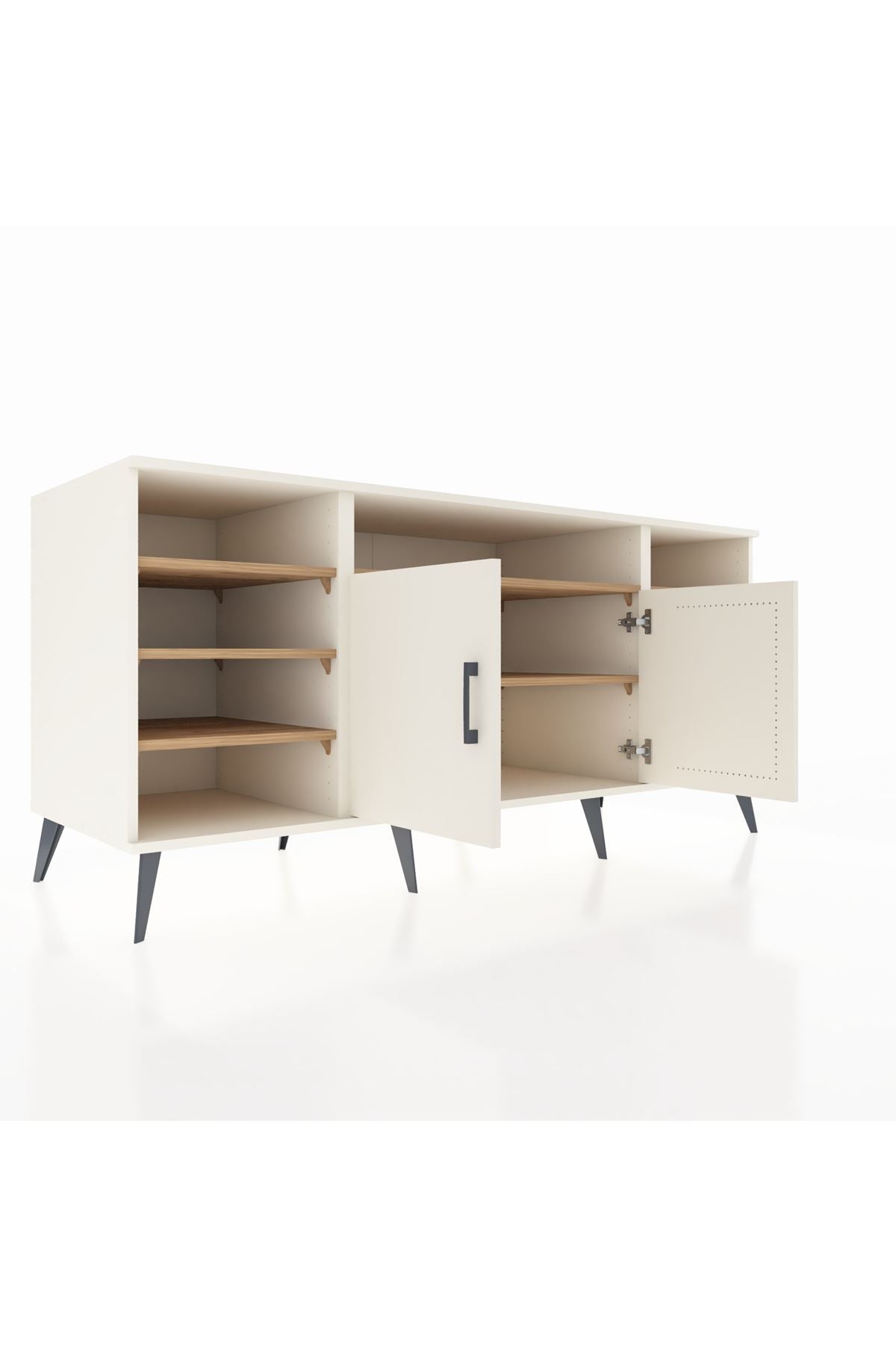 Kronos Konsol 8 Raflı 2 Kapaklı 176x59x83 - S610M042V06C