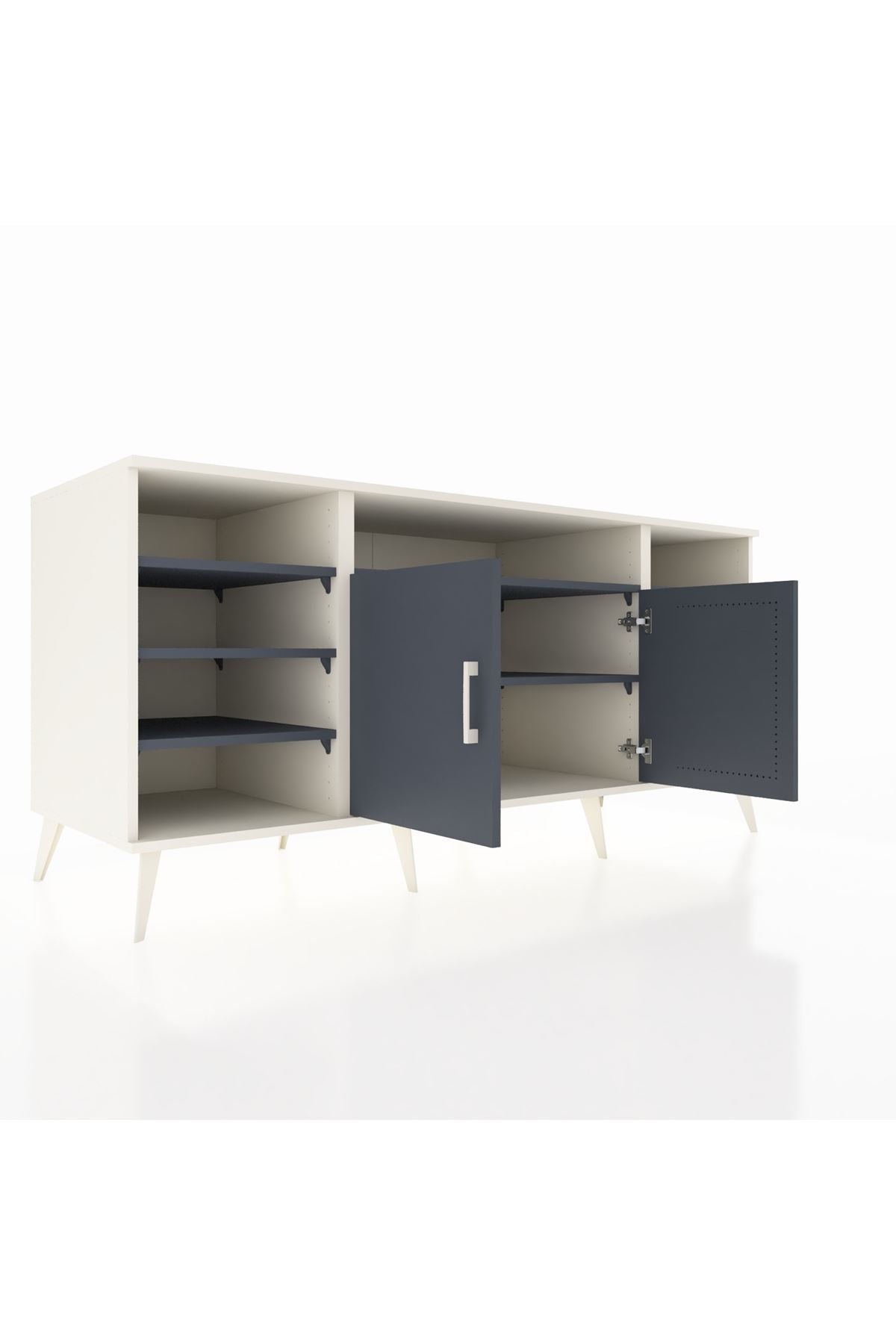 Kronos Konsol 8 Raflı 2 Kapaklı 176x59x83 - S610M042V08C