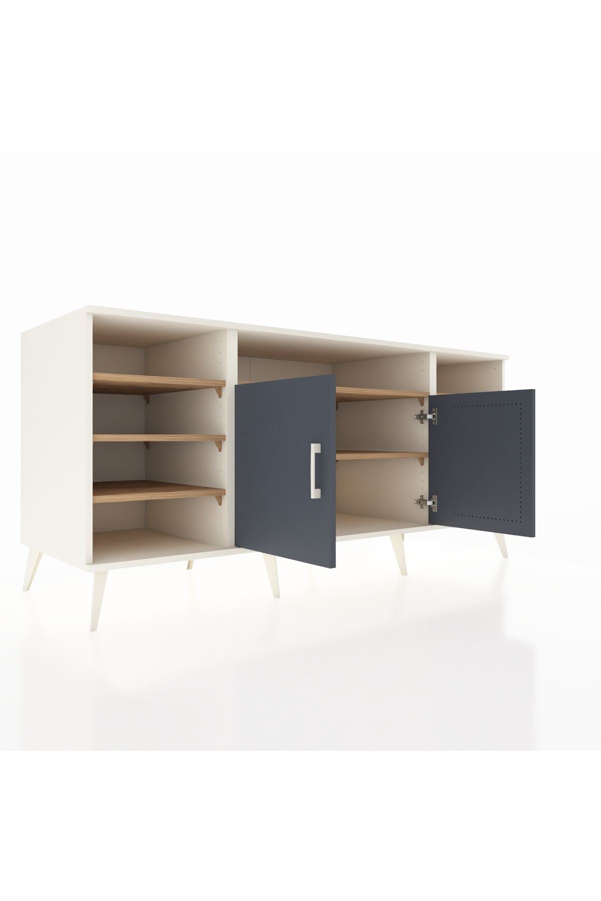 Kronos Konsol 8 Raflı 2 Kapaklı 176x59x83 - S610M042V09C