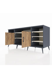 Kronos Konsol 8 Raflı 2 Kapaklı 176x59x83 - S610M042V10C