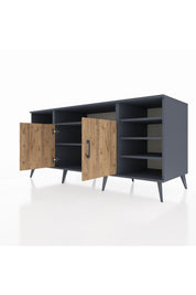 Kronos Konsol 8 Raflı 2 Kapaklı 176x59x83 - S610M042V11C