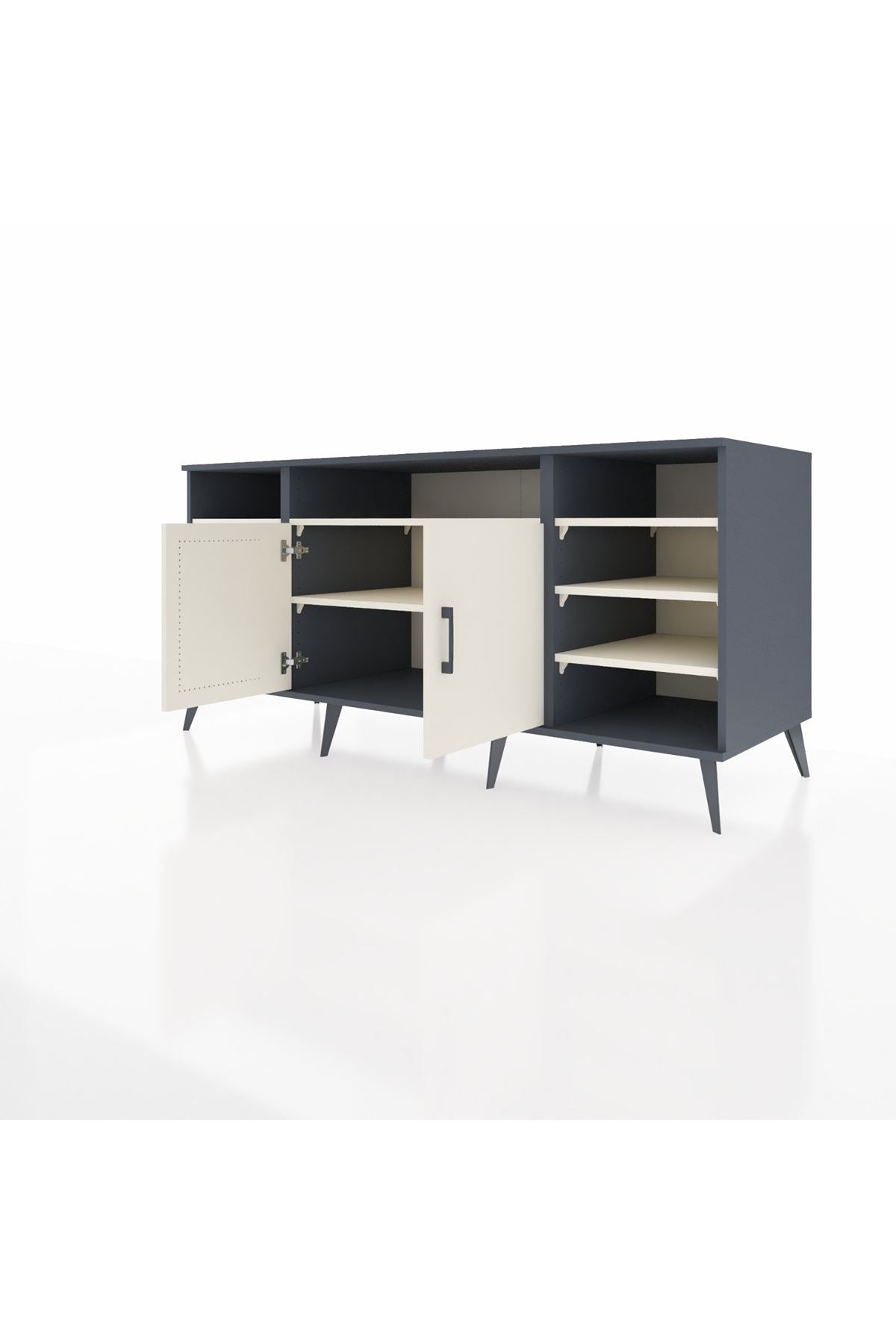 Kronos Konsol 8 Raflı 2 Kapaklı 176x59x83 - S610M042V13C