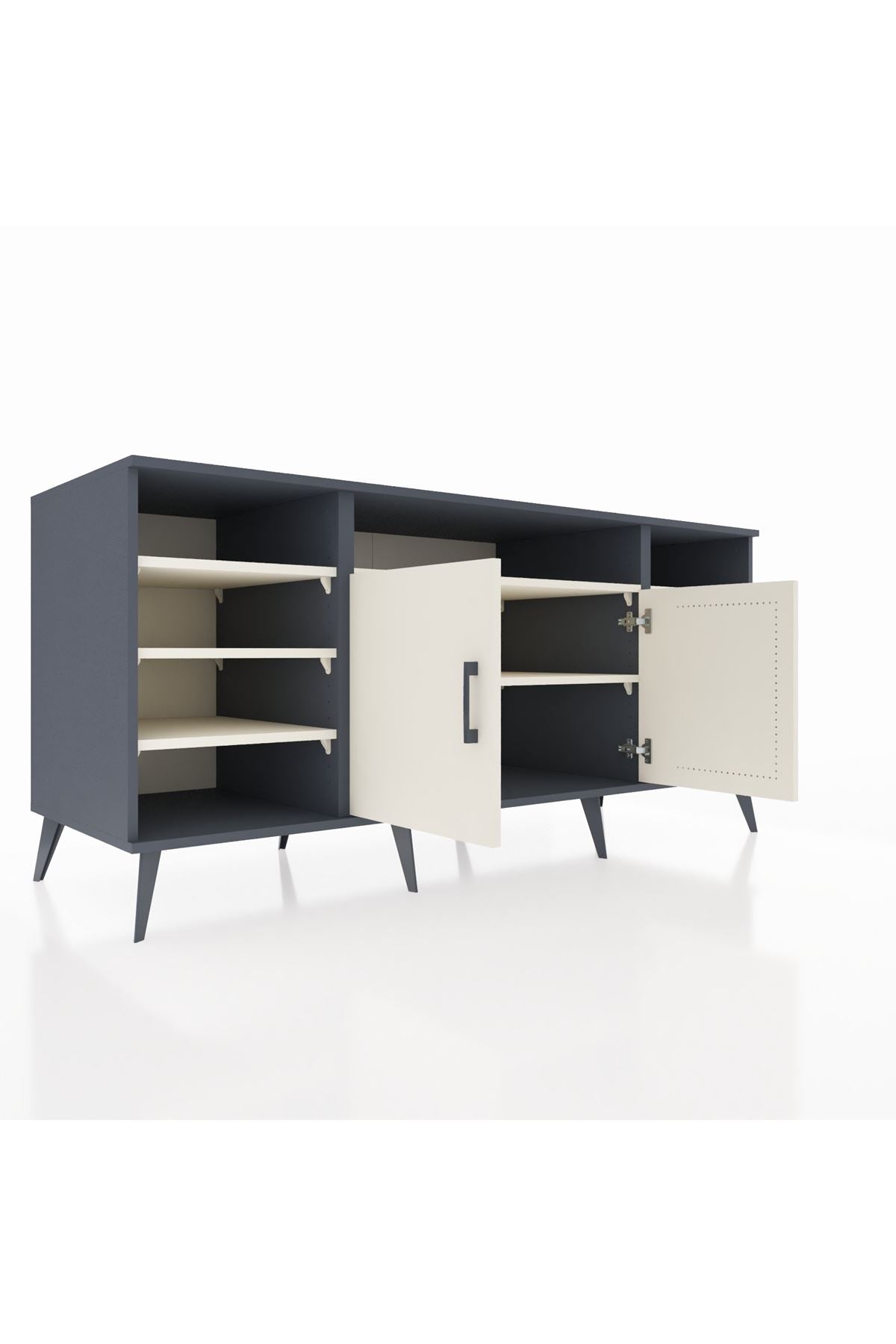 Kronos Konsol 8 Raflı 2 Kapaklı 176x59x83 - S610M042V13C