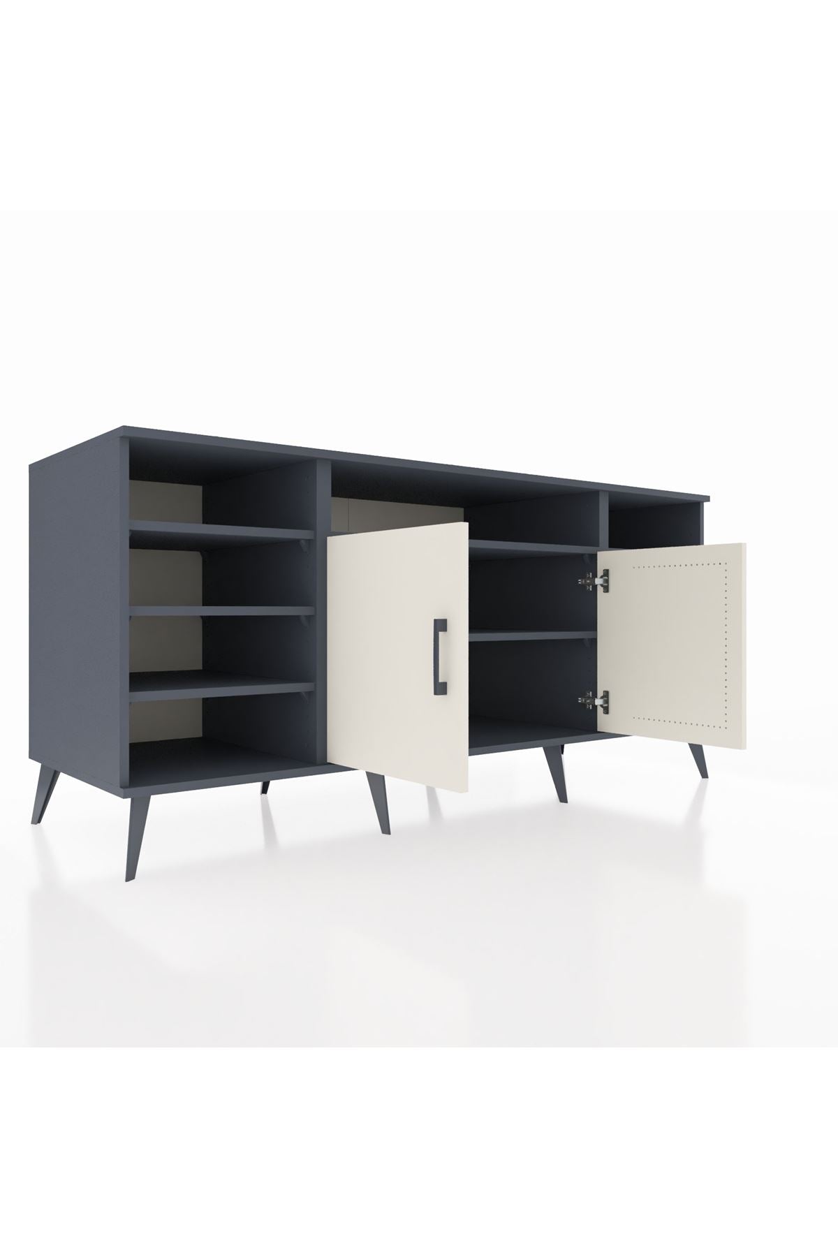 Kronos Konsol 8 Raflı 2 Kapaklı 176x59x83 - S610M042V14C