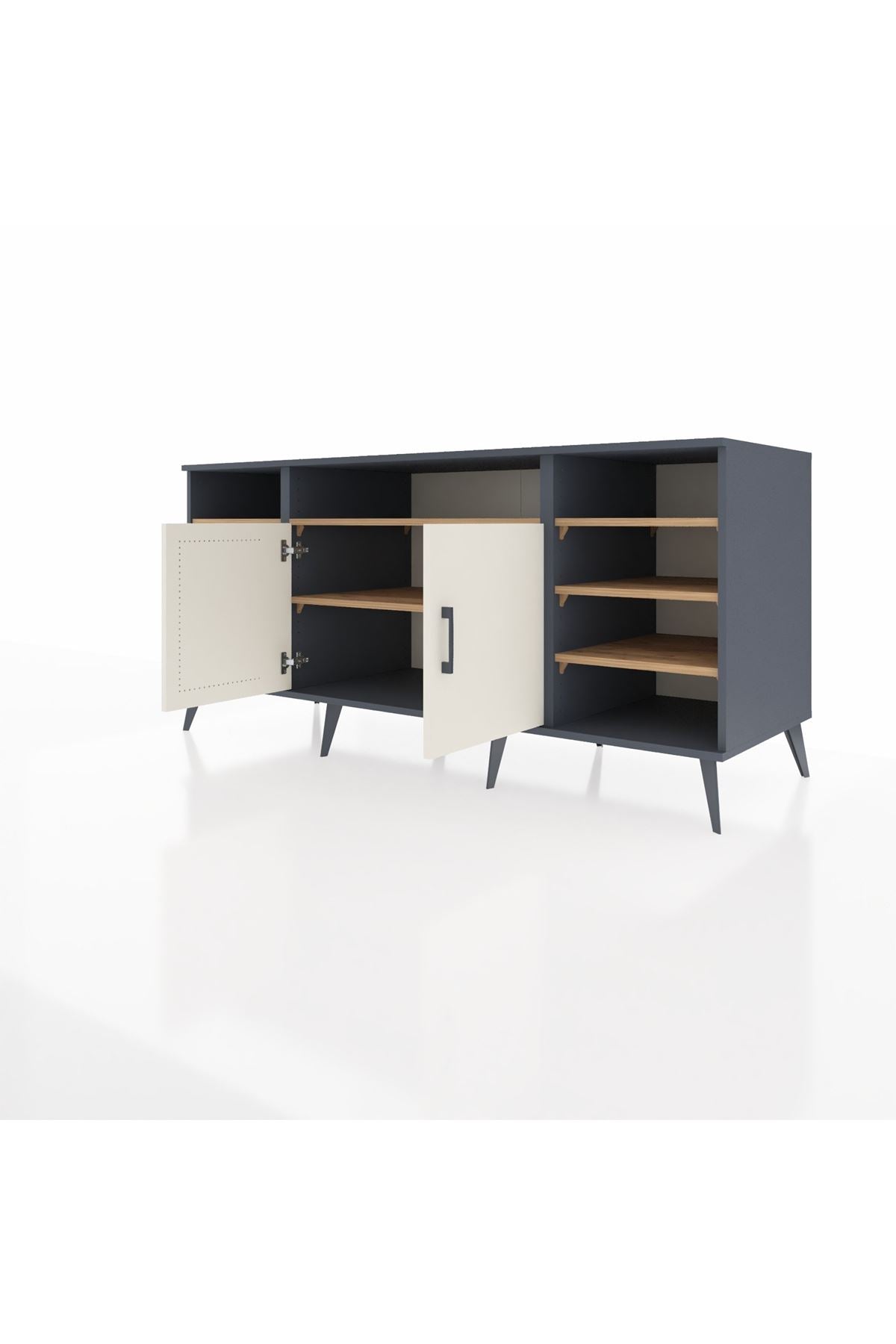 Kronos Konsol 8 Raflı 2 Kapaklı 176x59x83 - S610M042V15C